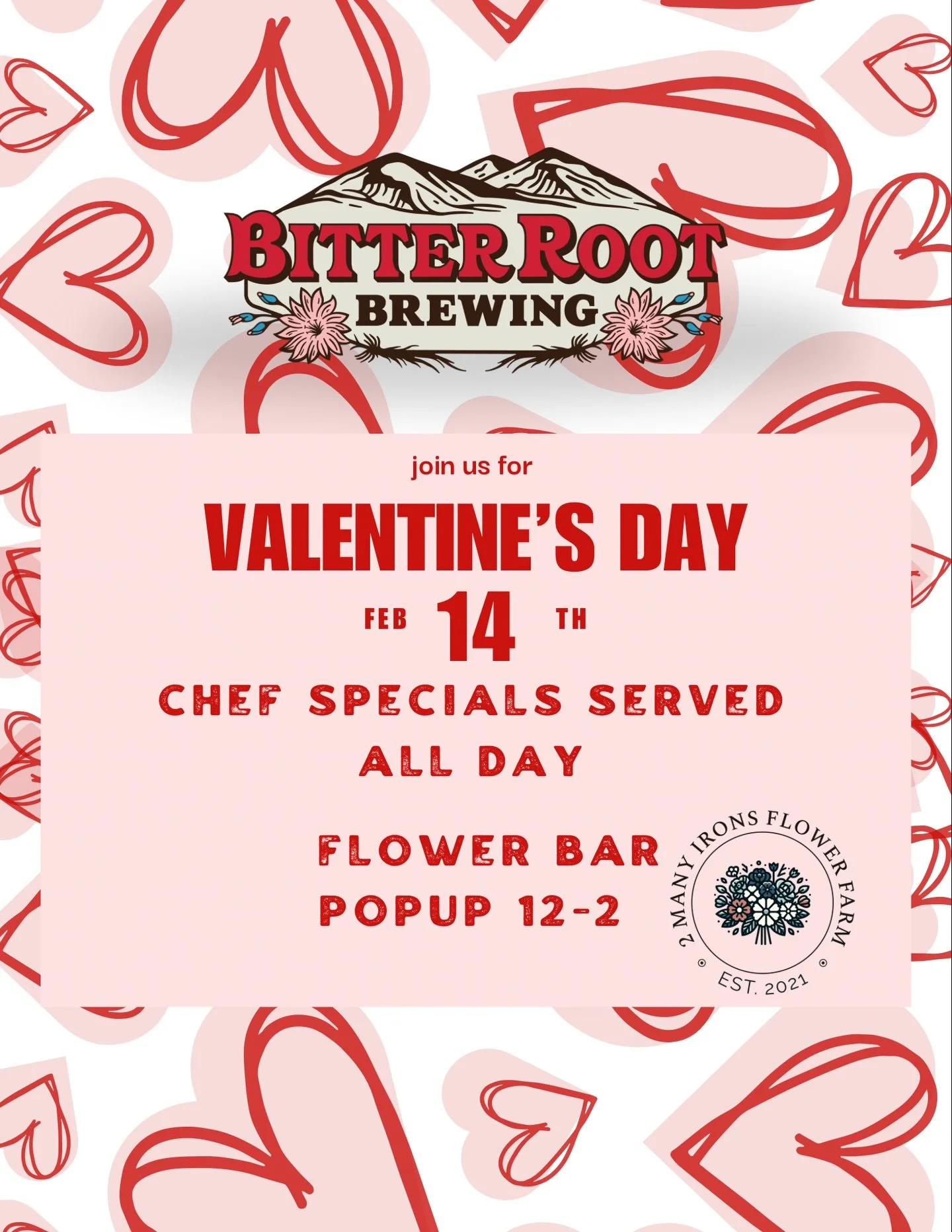 Happy Valentines Day! We have some lovely specials from our chef and a delectable flower pop up from 12-2pm
.
.
.
#happyvalentinesday❣️ #hamtownsfinest #comeondown #galentinesday