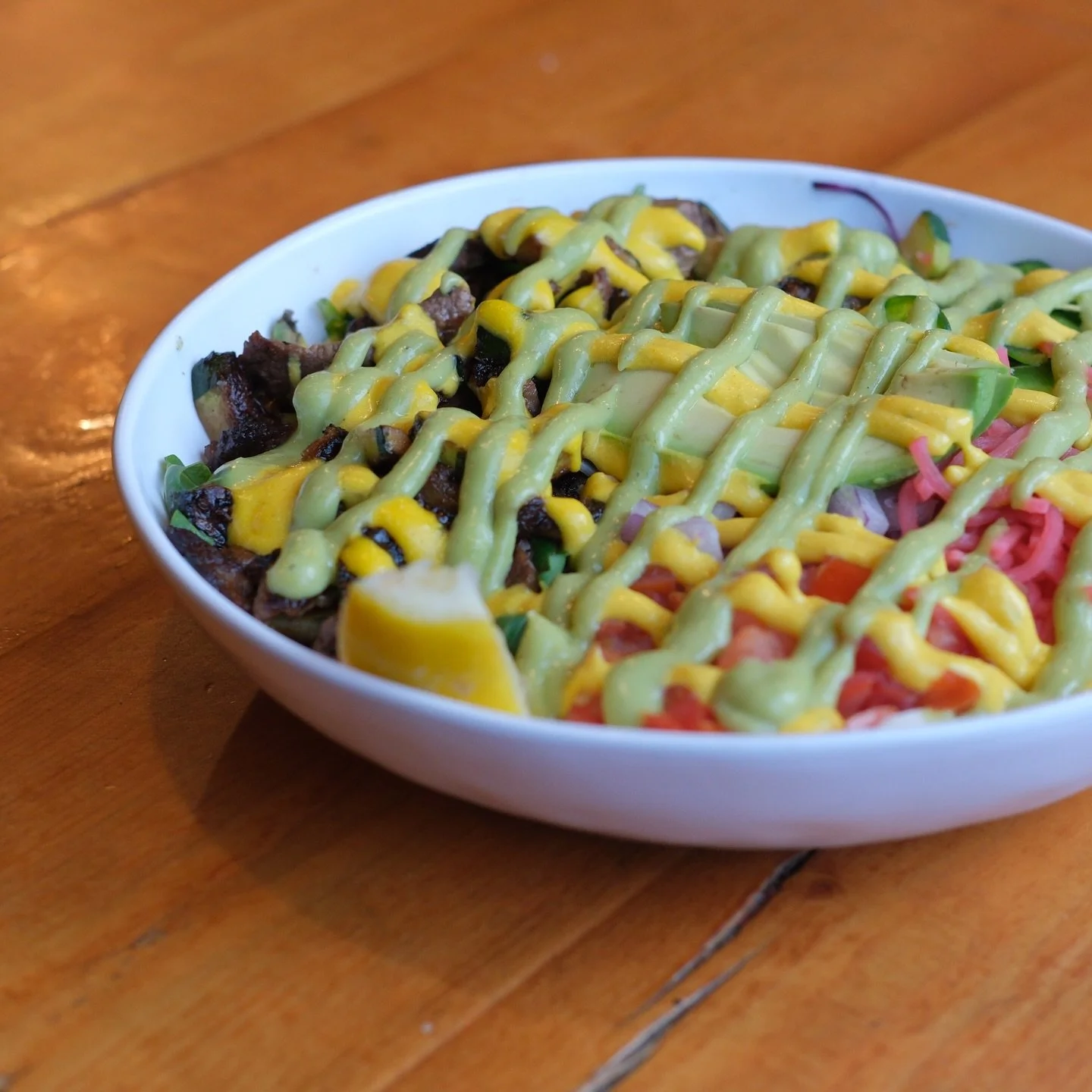 The new Avocado Steak Bowl is everything you need when it comes to a spring menu! Fresh, bright, and wildly full of flavor! 

Staff favorite and we&rsquo;re hearing murmurings from the locals as well!
.
.
.
#freshtaste #eatlocalfood #hamtownsfinest #