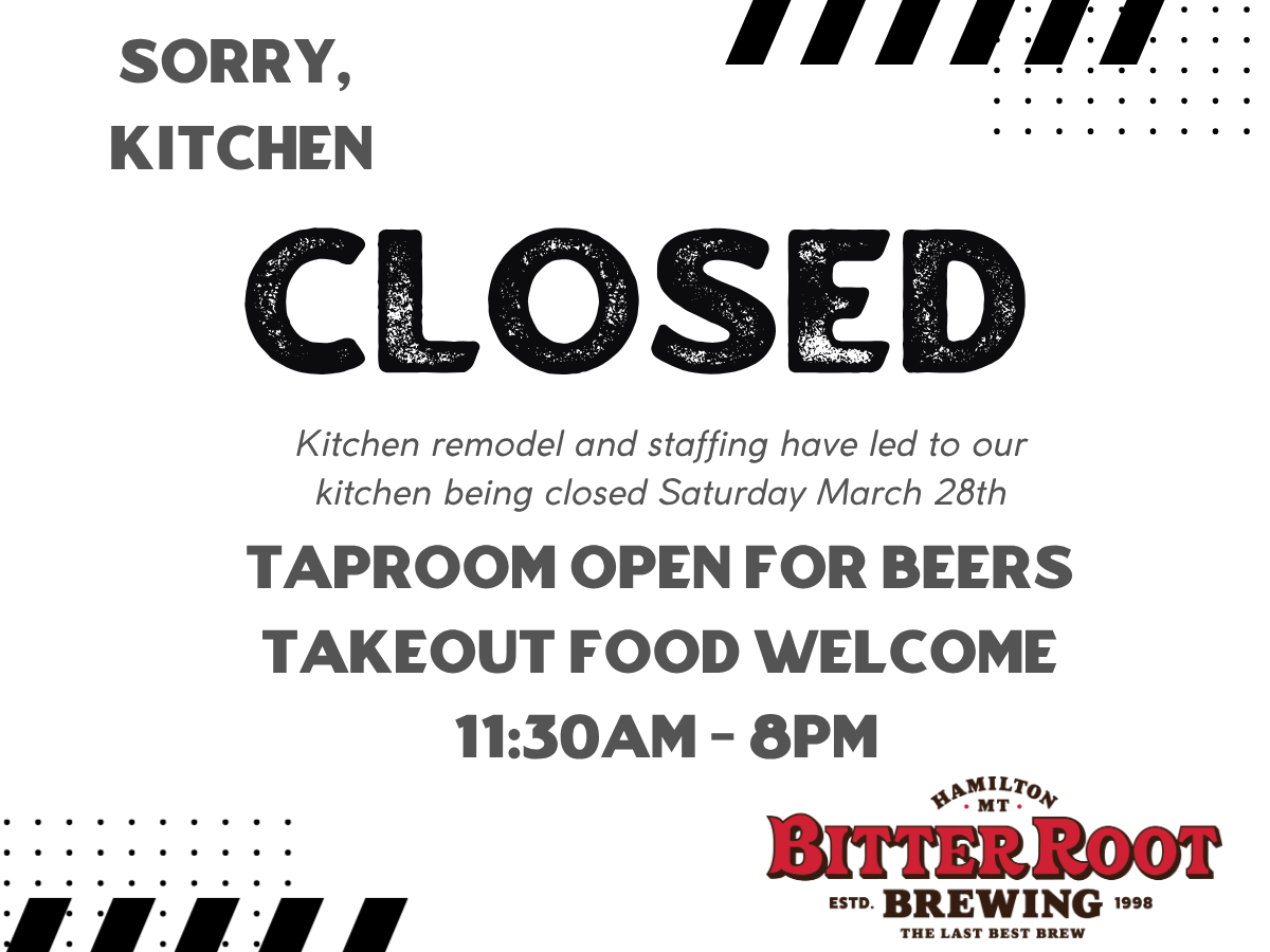 Kitchen Closed Today