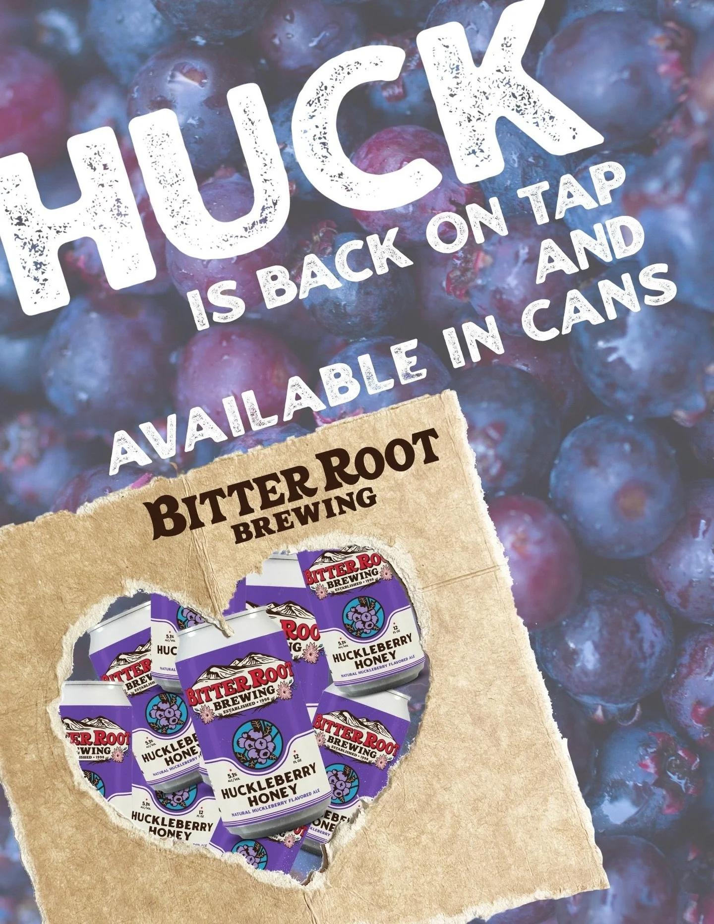 Guess what&rsquo;s back on draft and hitting shelves near you!
.
.
.
#hamtownsfinest #huckleberryseason #huckhoney #tistheseason #springhassprung