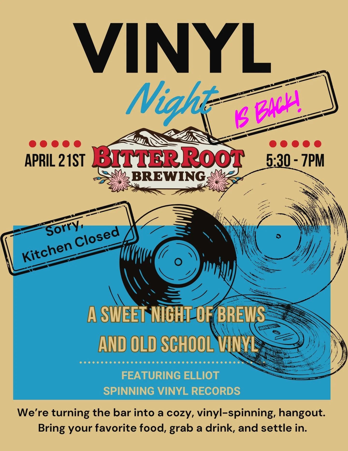 Elliot is back in the house tonight spinning some records while the kitchen is closed!

We open at 4pm

You&rsquo;re more than welcome to bring your own food or have something delivered here! 
.
.
.
#vinylnight #oldschool #getgroovy #tellyourfriends 