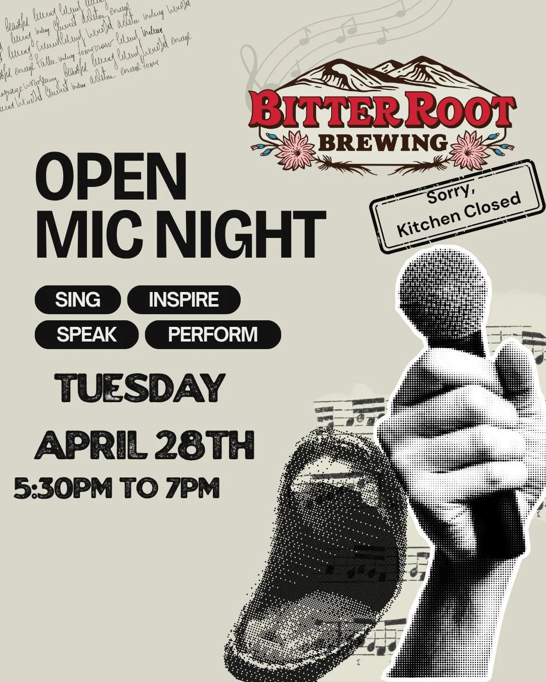 Kitchen is shut down tomorrow for a bit more kitchen renovation. We're opening up the stage to anyone brave enough to share your talents with us!
.
.
. 
#hamtownsfinest #openmicnight #shareyourskills