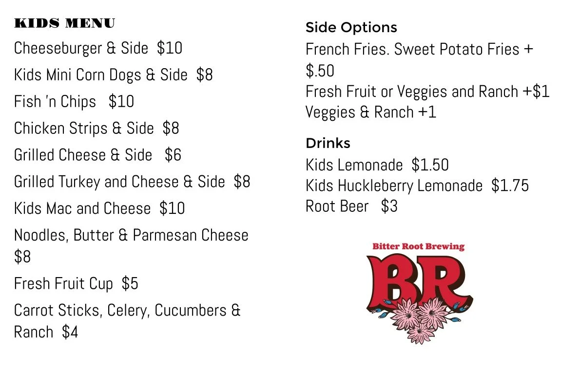 Food — Bitter Root Brewing
