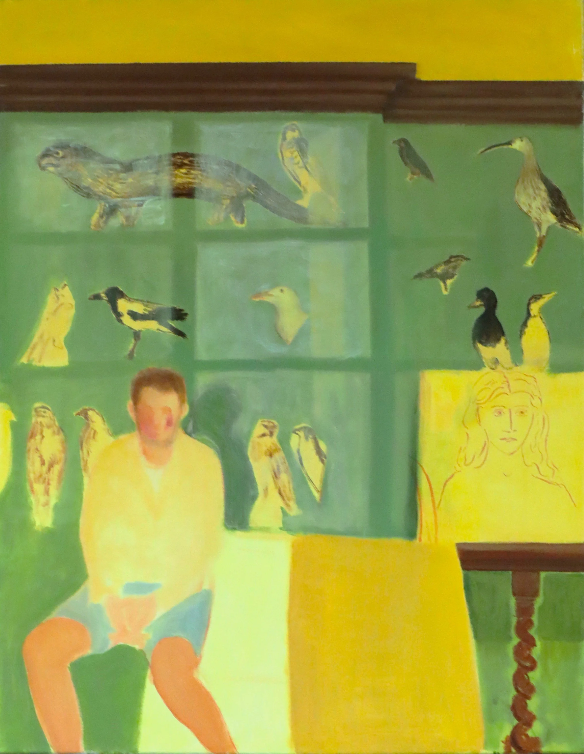 Jude and the Animals (2026), oil canvas, 60 x 80 cm.