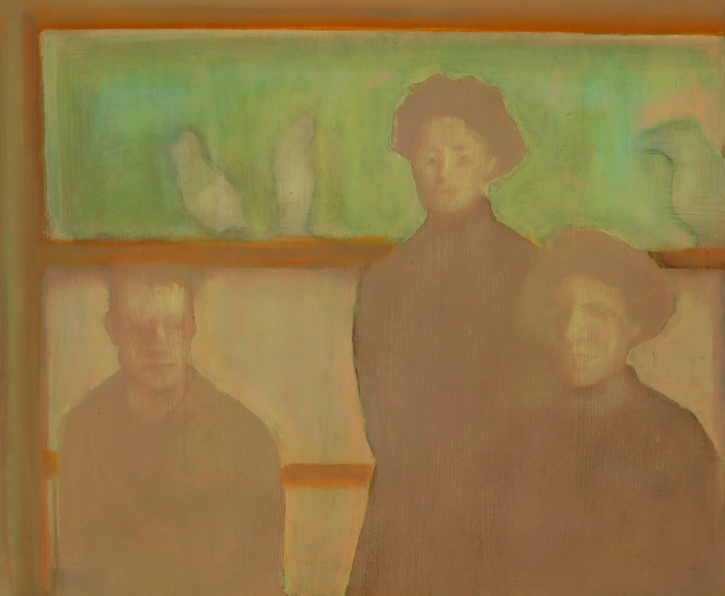 Jude and the Ornithologists (2025)
oil on paper
13 x 22 cm