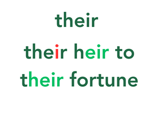 there, they're, their — How to Spell