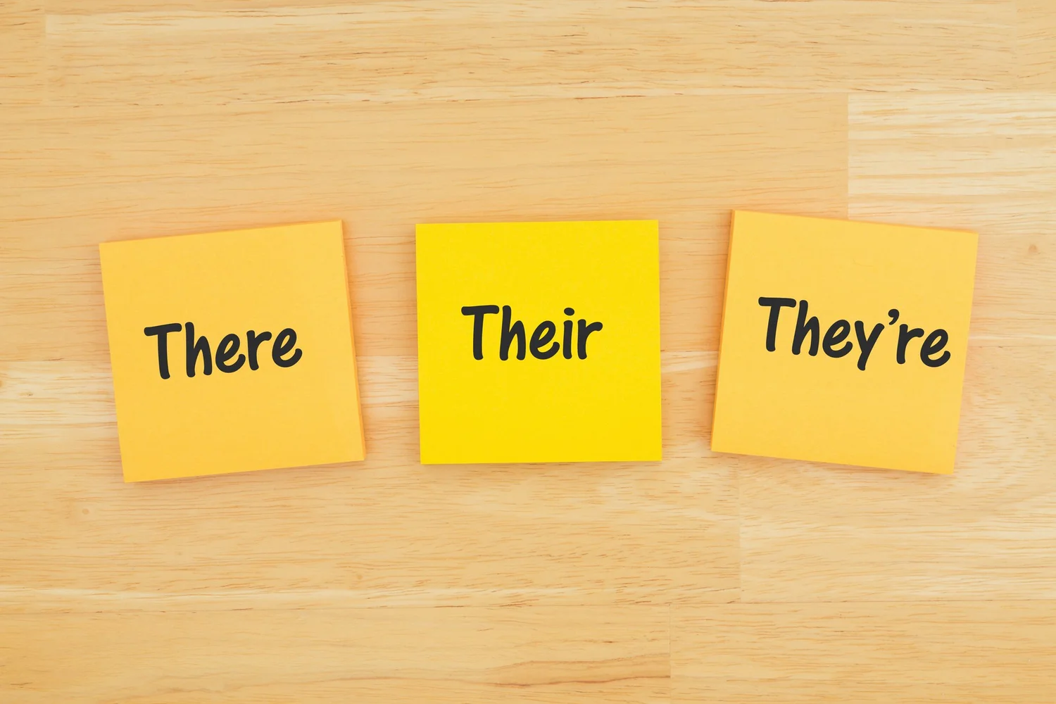 there, they're, their — How to Spell