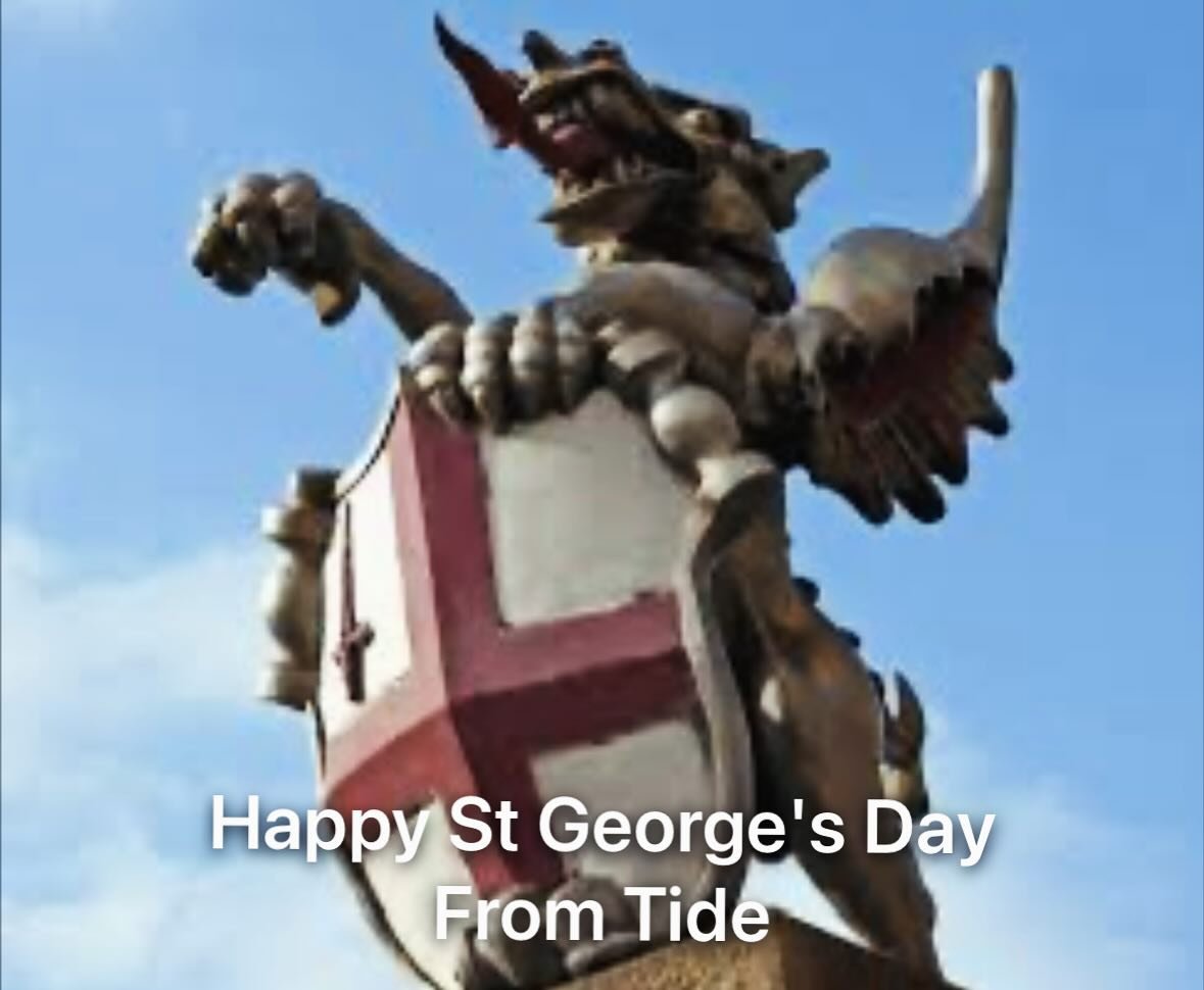 Happy St. George&rsquo;s Day 

As we battle through 2024 and the current logistics hurdles, not only here in England but across the world 🌍 it&rsquo;s import to remember courage, faith and team work can triumph over anything.

#tideworldwide 
#tides