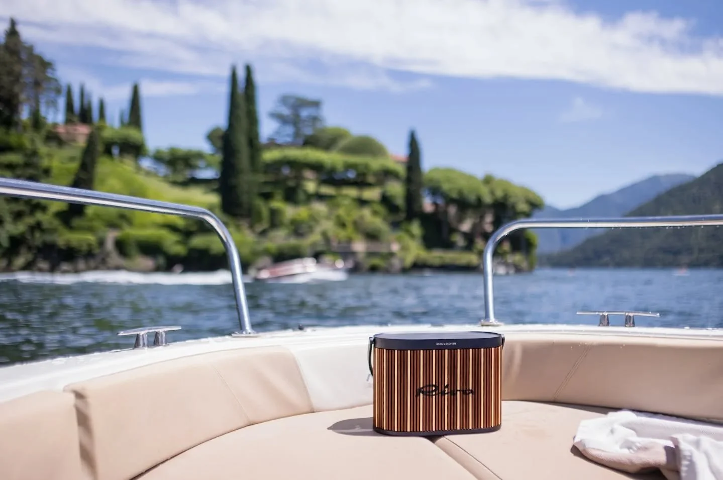 My Beosound A5 Riva where it belongs, in Lake Como!