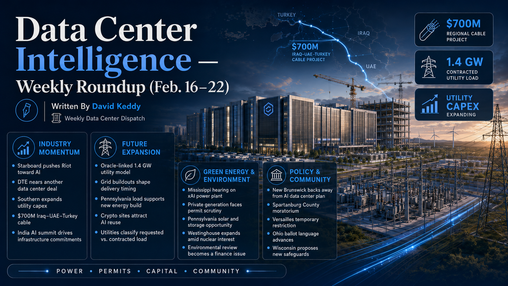 Data Center Intelligence — Weekly Roundup (Feb. 16–22)