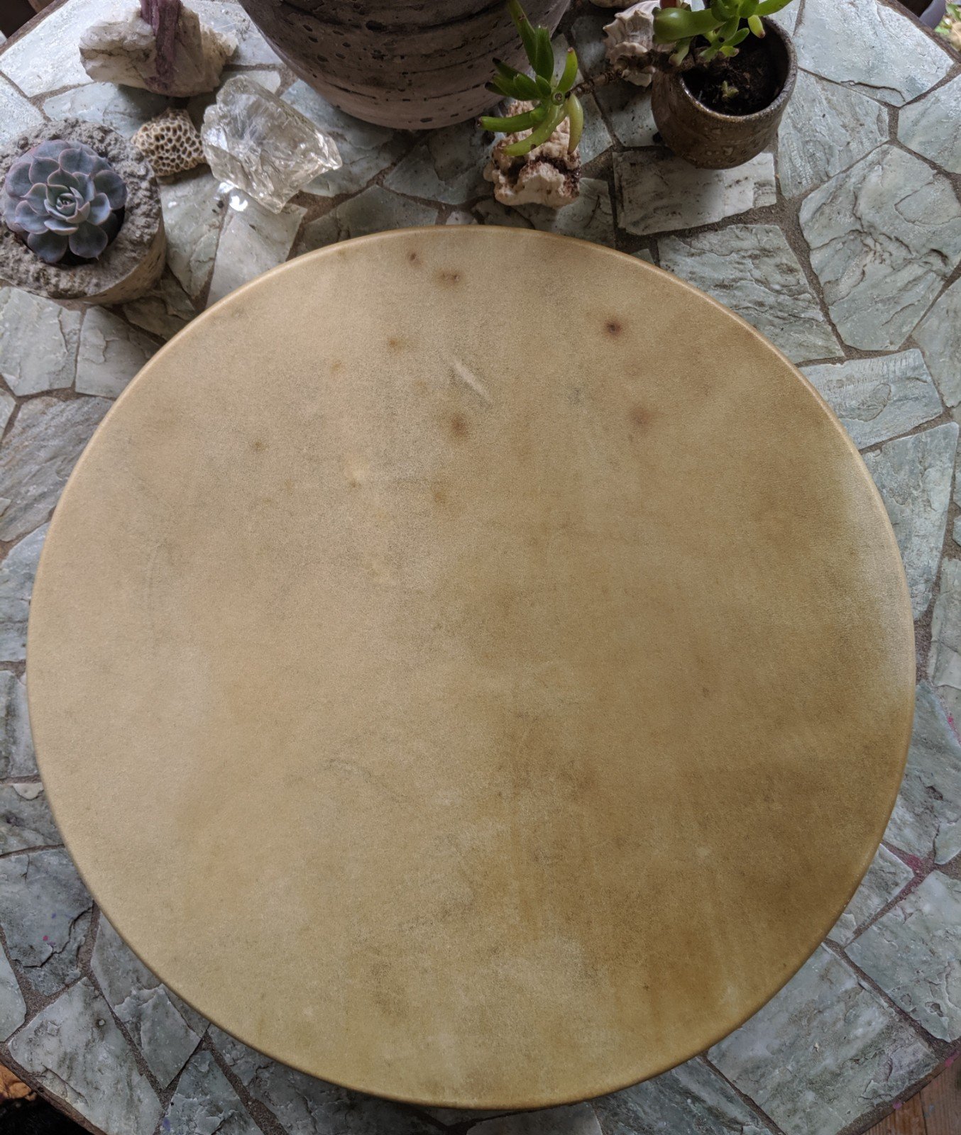 *SOLD* 15" Deer Skin Drum $250 w/drum stick