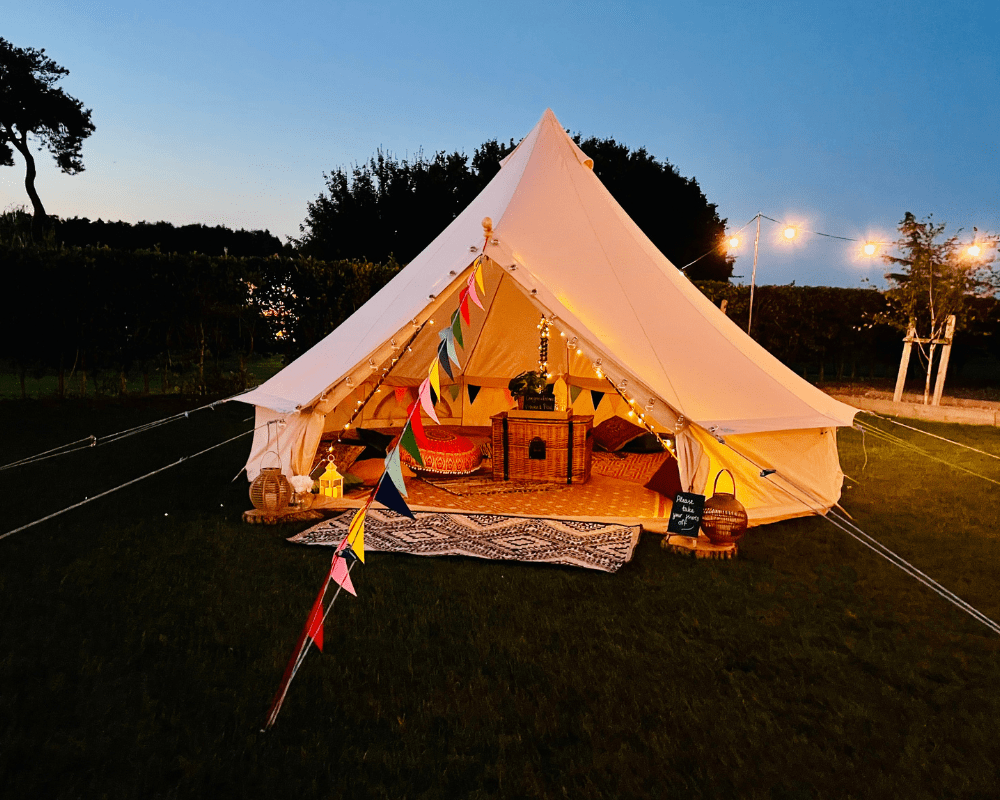 Cambridge Bell Tents and Tipis- Sleepover Party Tents in Cambridgeshire