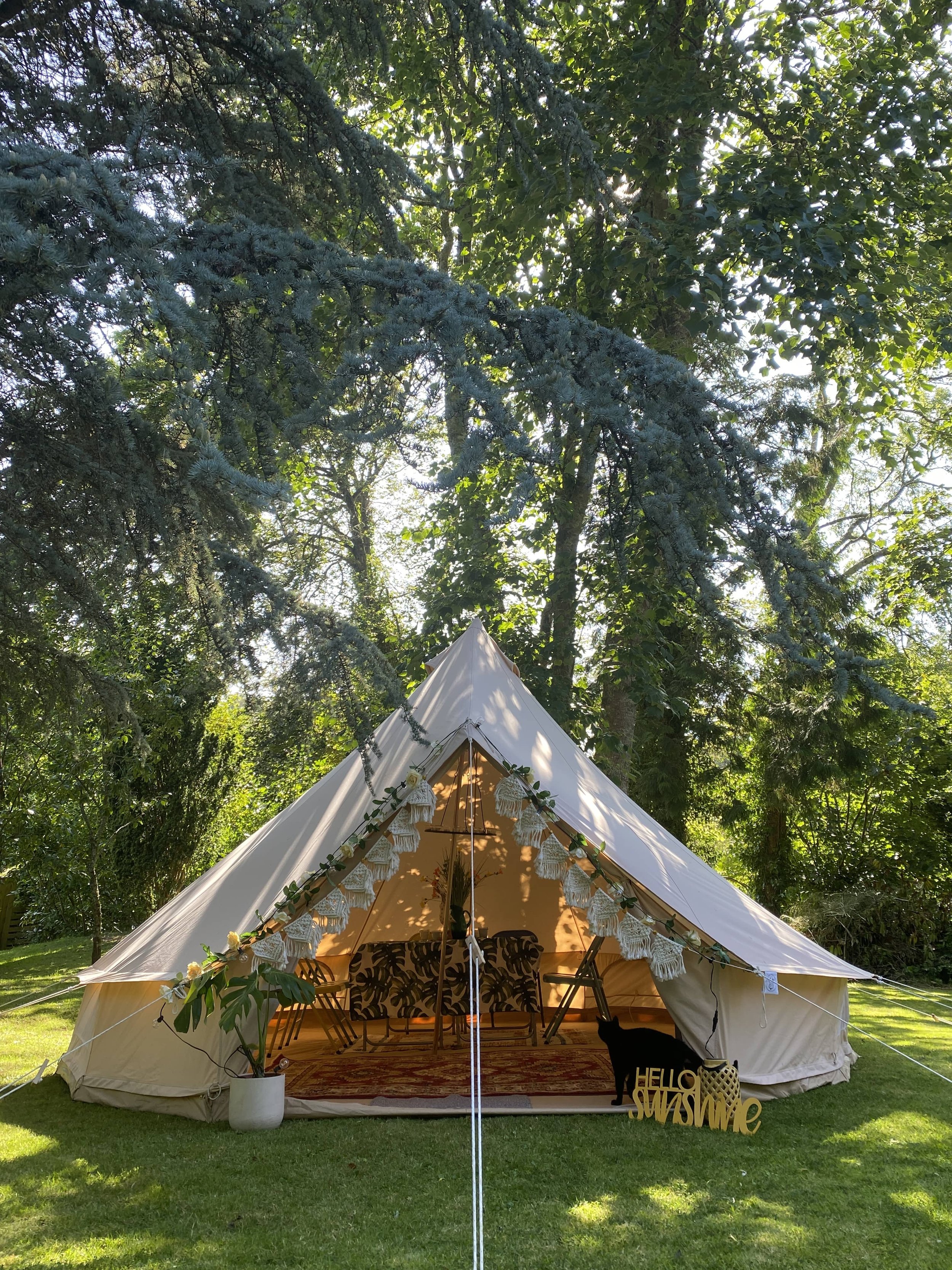 Blank Canvas Tent Hire -  Sleepover Party Tents in Cornwall