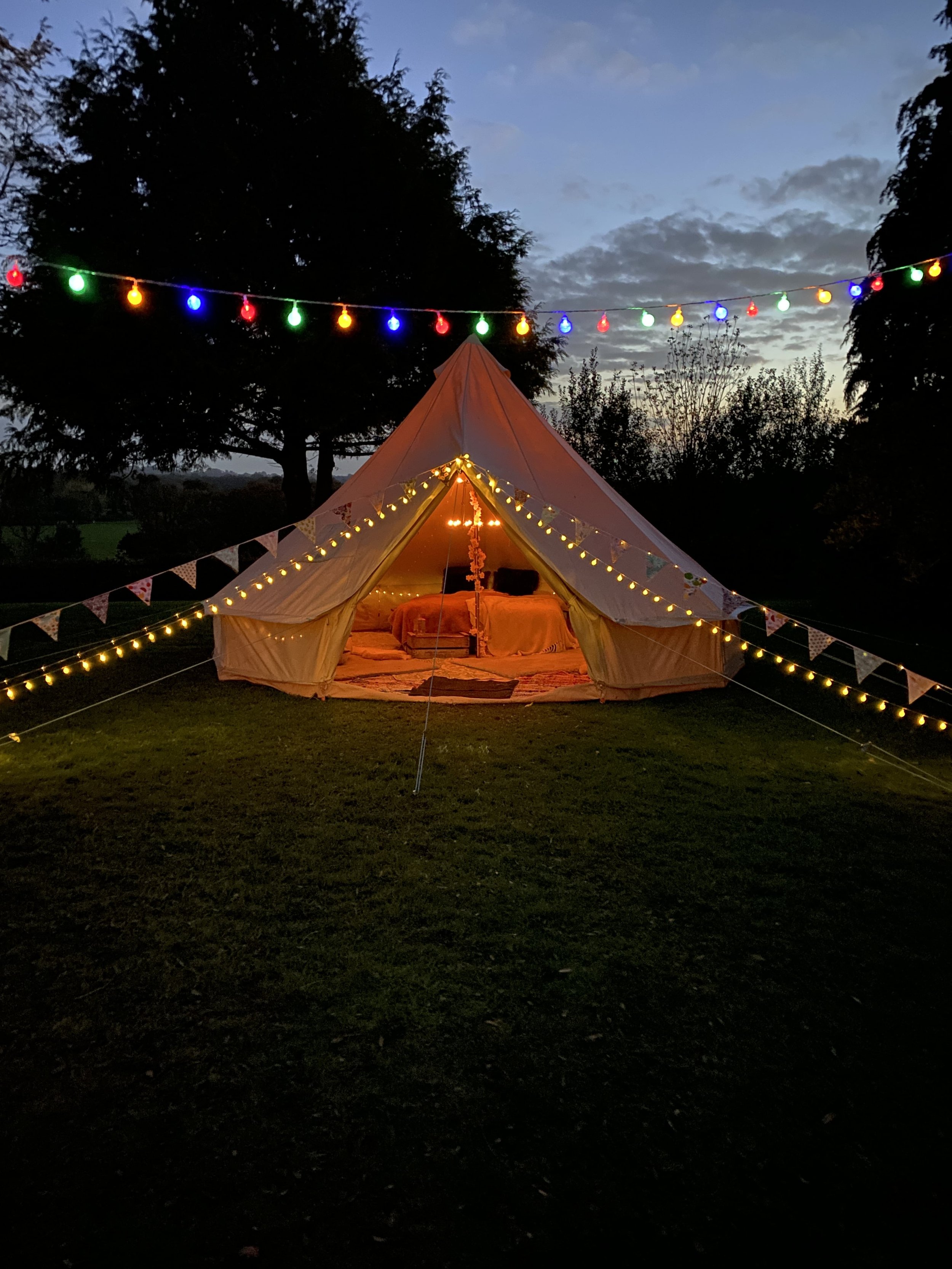 Blank Canvas Tent Hire -  Sleepover Party Tents in Cornwall
