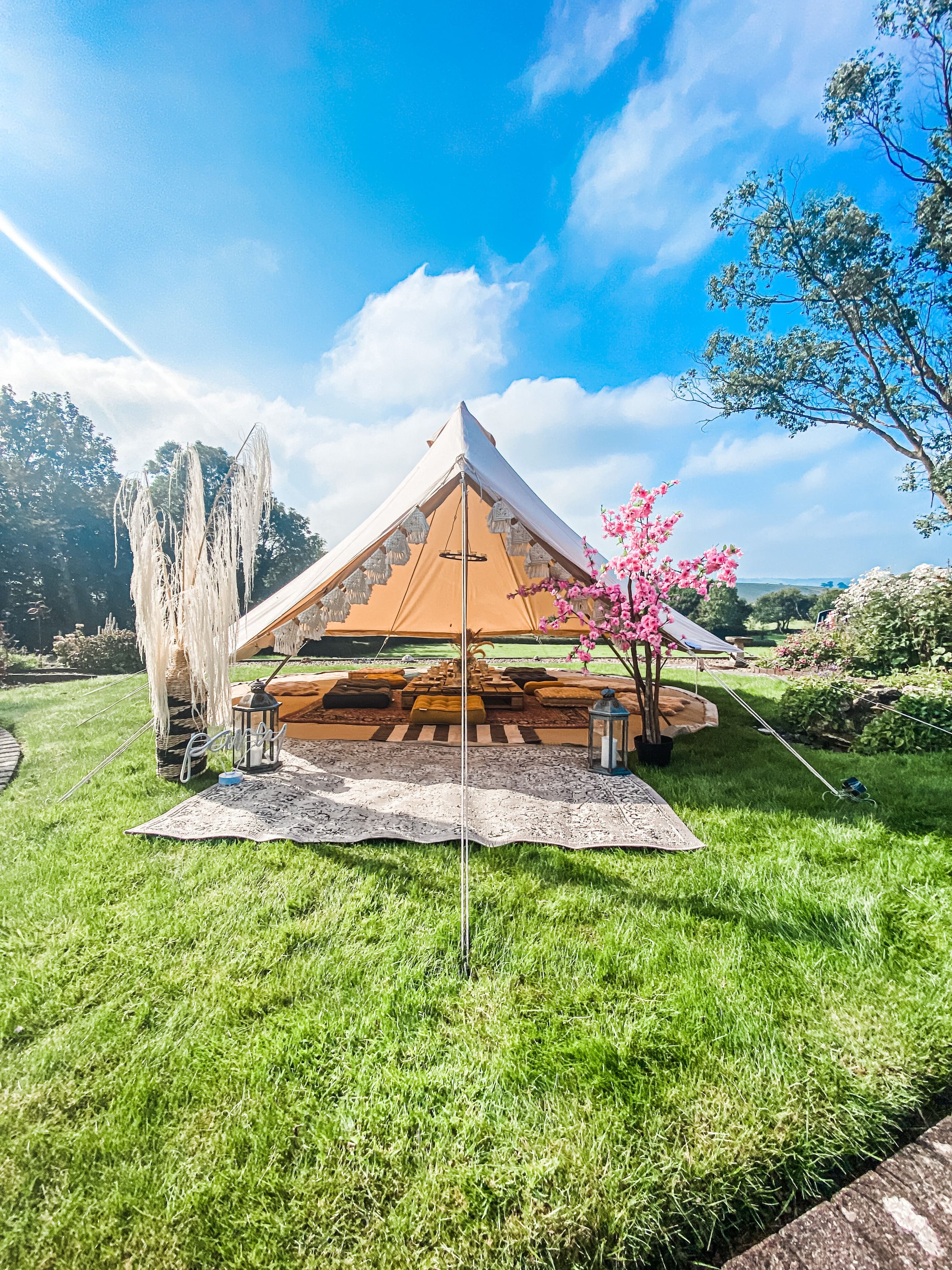 Blank Canvas Tent Hire -  Sleepover Party Tents in Devon
