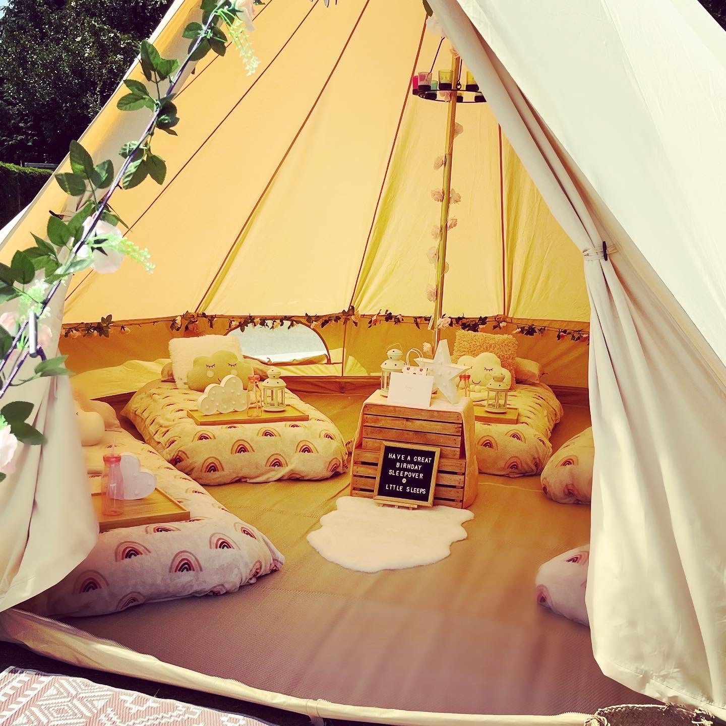 Sleepover Party Tents in Norfolk - Little Sleeps