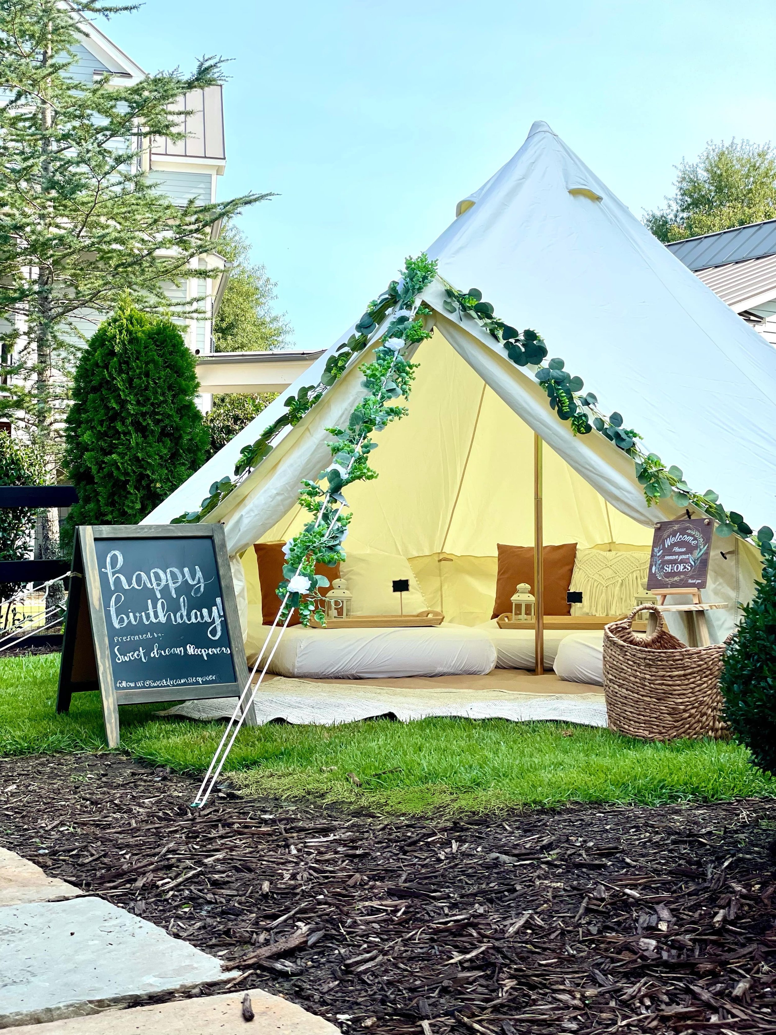 Sweet Dream Sleepovers - Slumber party teepee rentals in Georgia