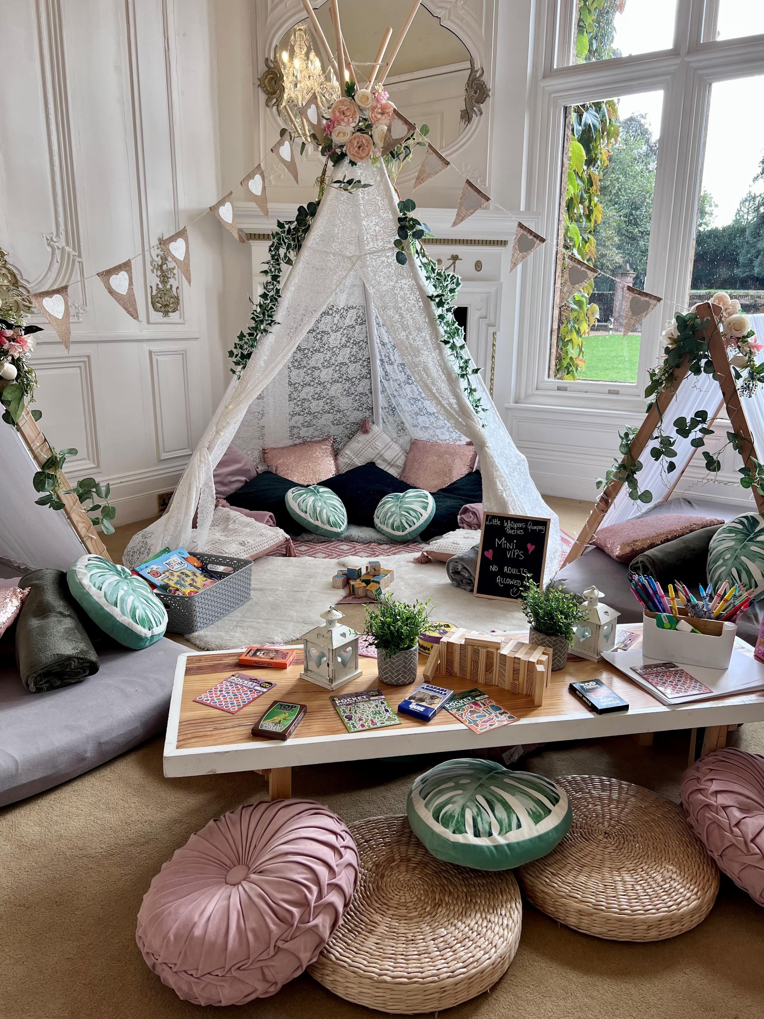 Little Whispers Glamping Co- Sleepover Party Tents in Northamptonshire