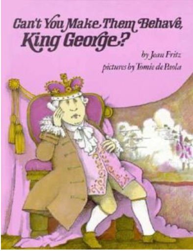 Can’t You Make Them Behave, King George? by Jean Fritz brings history to life in a way that feels engaging and approachable. Told from the British perspective, the story helps readers better understand King George III and the American Revolution whil
