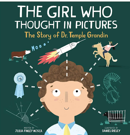 The Girl Who Thought in Pictures is an inspiring biography that introduces young readers to Dr. Temple Grandin, a scientist with autism who used her unique way of thinking to improve animal welfare. The story celebrates creativity, perseverance, and 