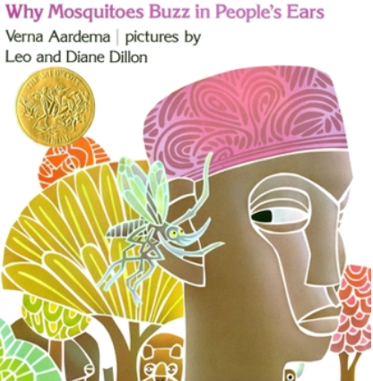 Why Mosquitoes Buzz in People’s Ears is a Caldecott Medal-winning folktale by Verna Aardema that shows how one small lie can grow into much bigger problems. The book teaches important lessons about honesty, responsibility, and how our actions can aff