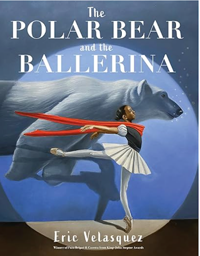 The Polar Bear and the Ballerina by Eric Velasquez 
A polar bear and a young ballerina form an unexpected friendship during a photoshoot at the Central Park Zoo. When the ballerina leaves her scarf behind, the bear travels through New York City to re