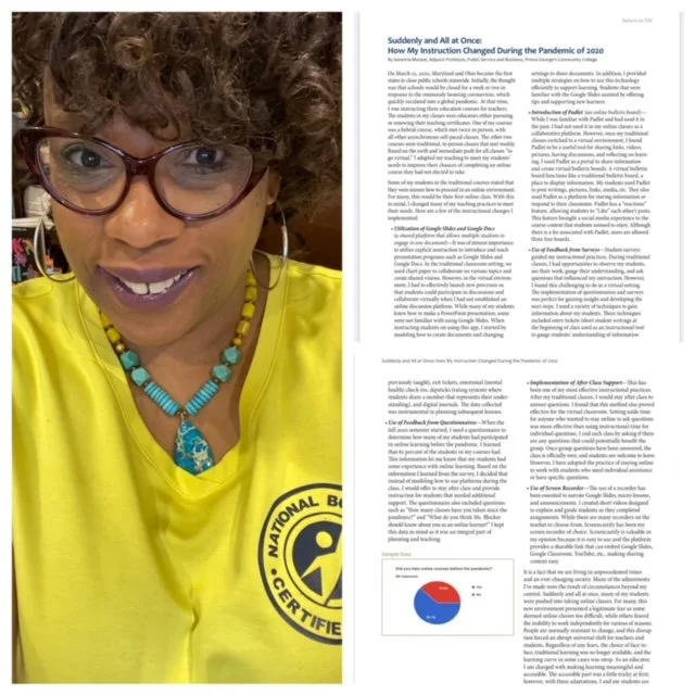 Suddenly and All At Once: How My Instruction Changed During the Pandemic of 2020