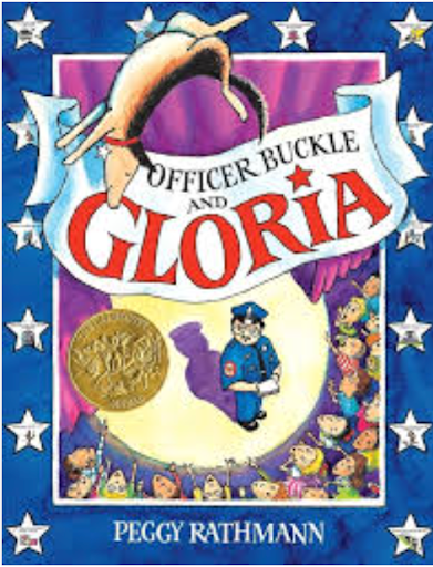 Officer Buckle and Gloria by Peggy Rathmann is a funny Caldecott Medal-winning story that reminds readers that learning can be fun, and teamwork really matters. As Gloria, the police dog, secretly acts out Officer Buckle’s safety lessons, students di
