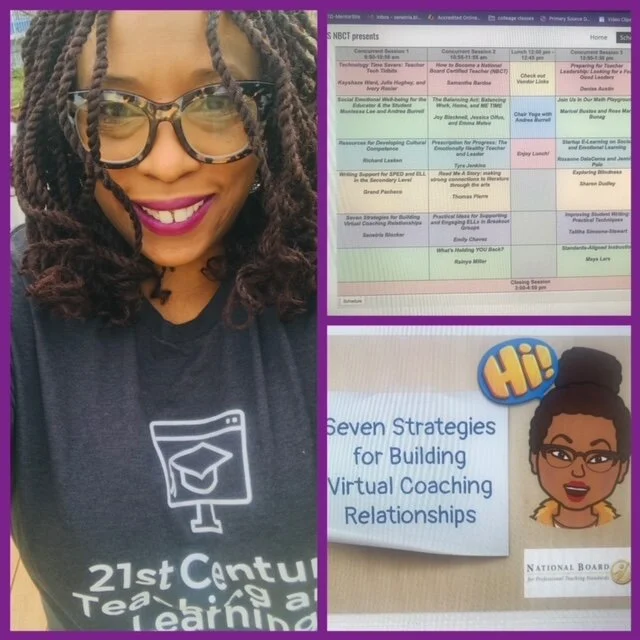 Presenting virtually at the NBCT Seminar! 7 Strategies for Building Virtual Coaching Relationships! 