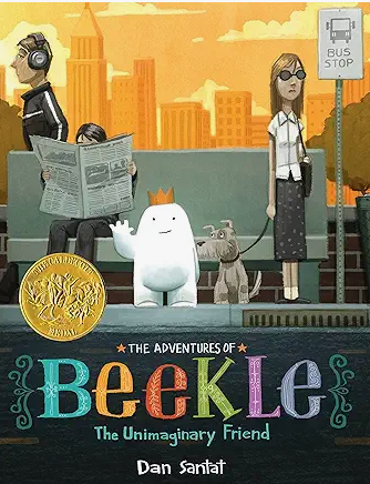The Adventures of Beekle: The Unimaginary Friend, winner of the 2015 Caldecott Medal, is a heartfelt picture book by Dan Santat about a little imaginary creature waiting on a magical island for a child to imagine him. When that moment never comes, Be