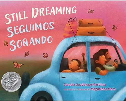 Still Dreaming / Seguimos soñando by Claudia Guadalupe Martínez, illustrated by Magdalena Mora. Told from the perspective of a child, this bilingual book powerfully portrays the Mexican Repatriation of the 1930s, when millions were forcibly removed f
