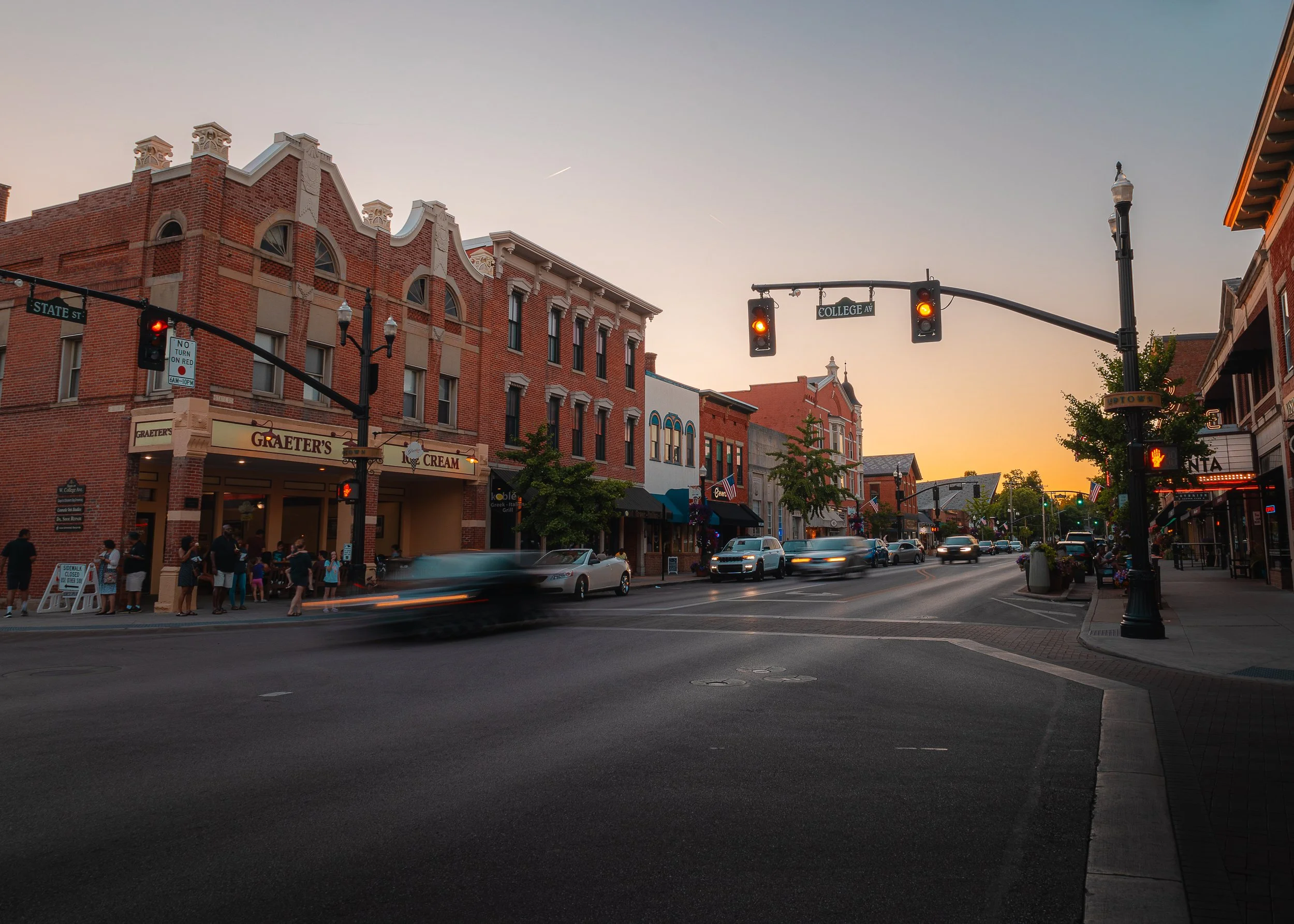 Sunset on State