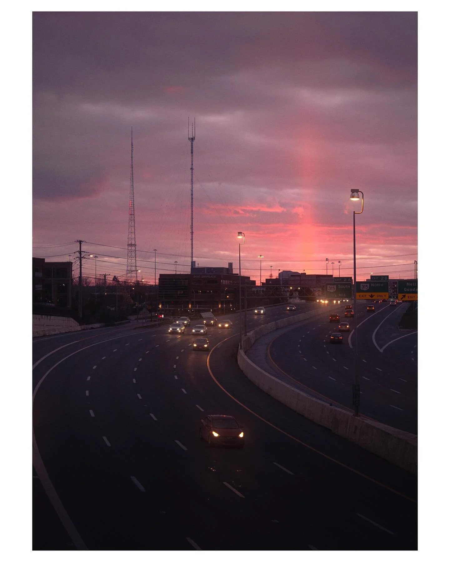When getting out for a casual photo walk turns into a mad dash to find a composition that draws attention to the epic Sun Pillar that&rsquo;s happening. Mission accomplished 👍🏻