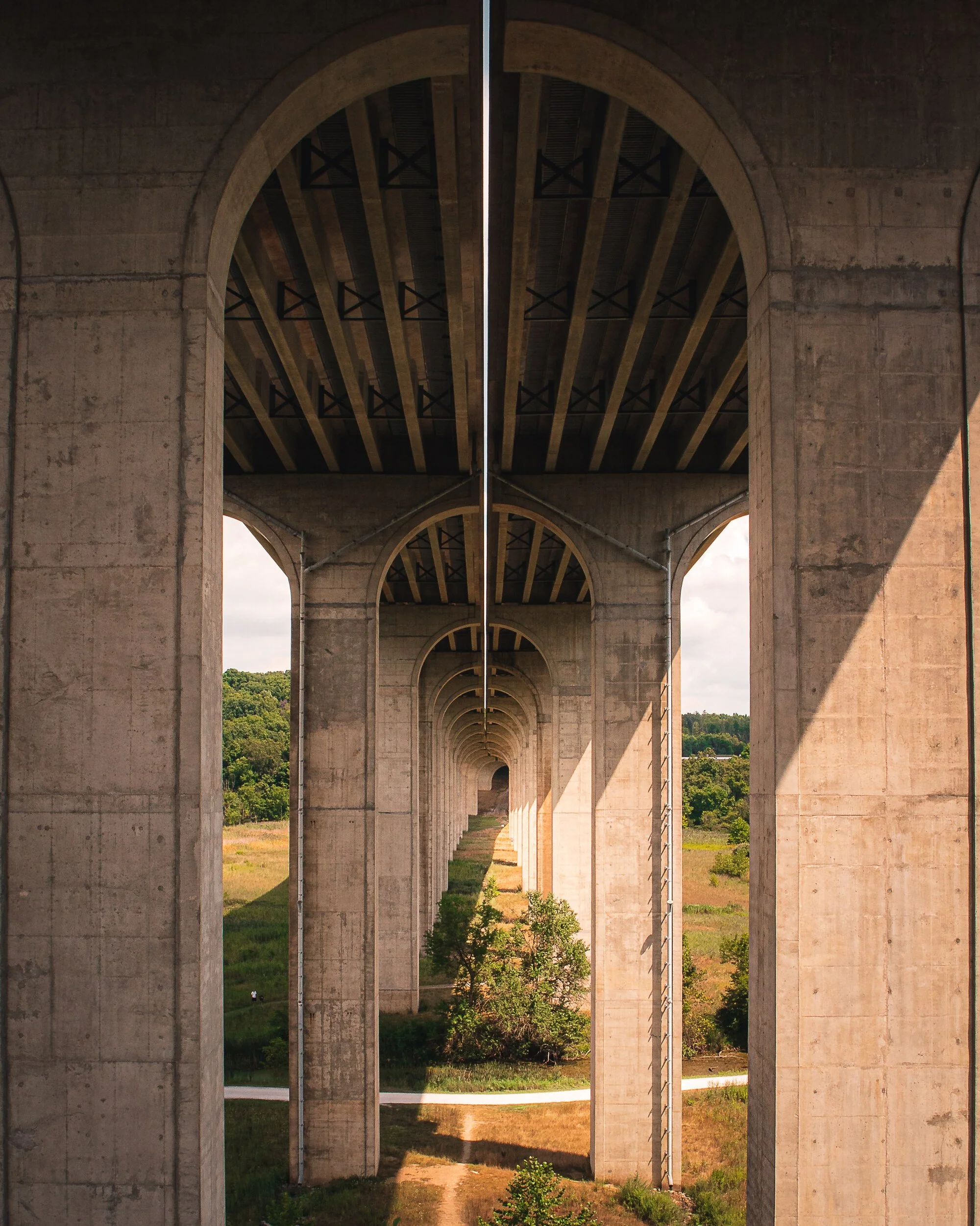 Under the Turnpike Bridge