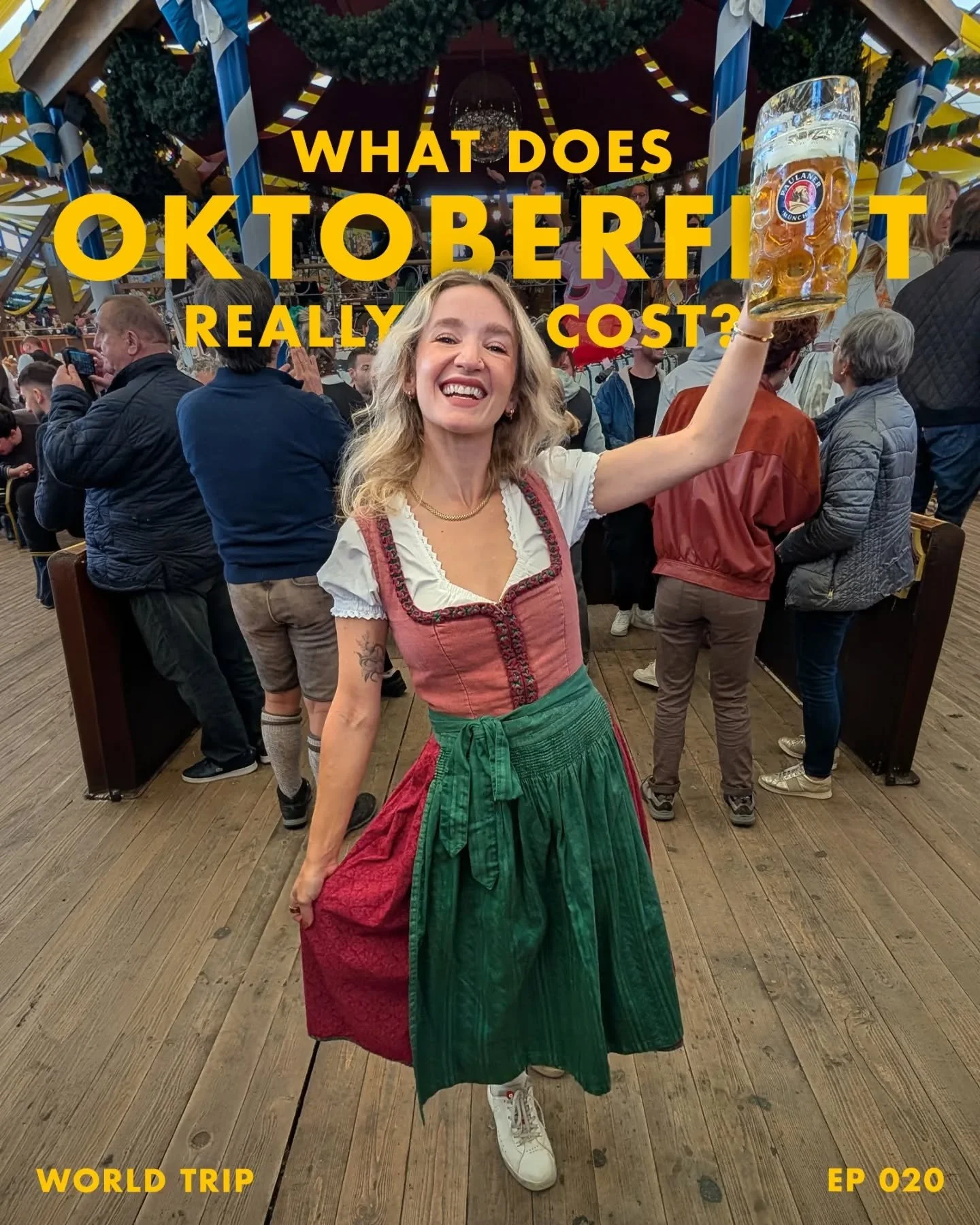 We tracked what everything cost at Oktoberfest -&nbsp;you&rsquo;re welcome 😇🍺🥨&nbsp;

What do you think, are things more or less expensive than you were expecting? We tried to keep costs down as much as possible (while still having fun!) for our o