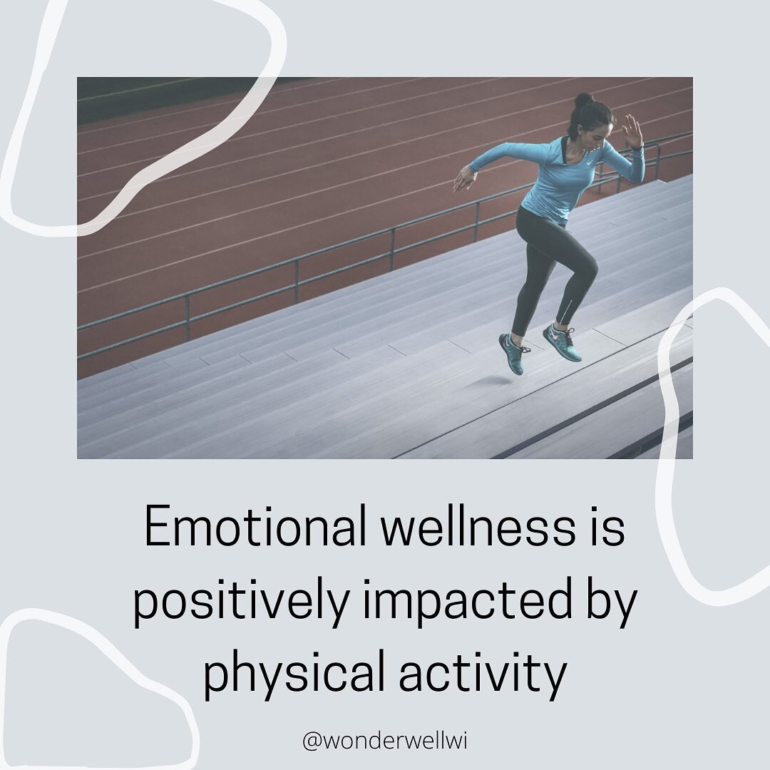Research shows the benefits of physical activity are not just physical! 

When we move our bodies we experience psychological benefits as well:

⭐️Release of feel-good brain chemicals
⭐️Focus on something you can control
⭐️Sense of accomplishment
⭐️I