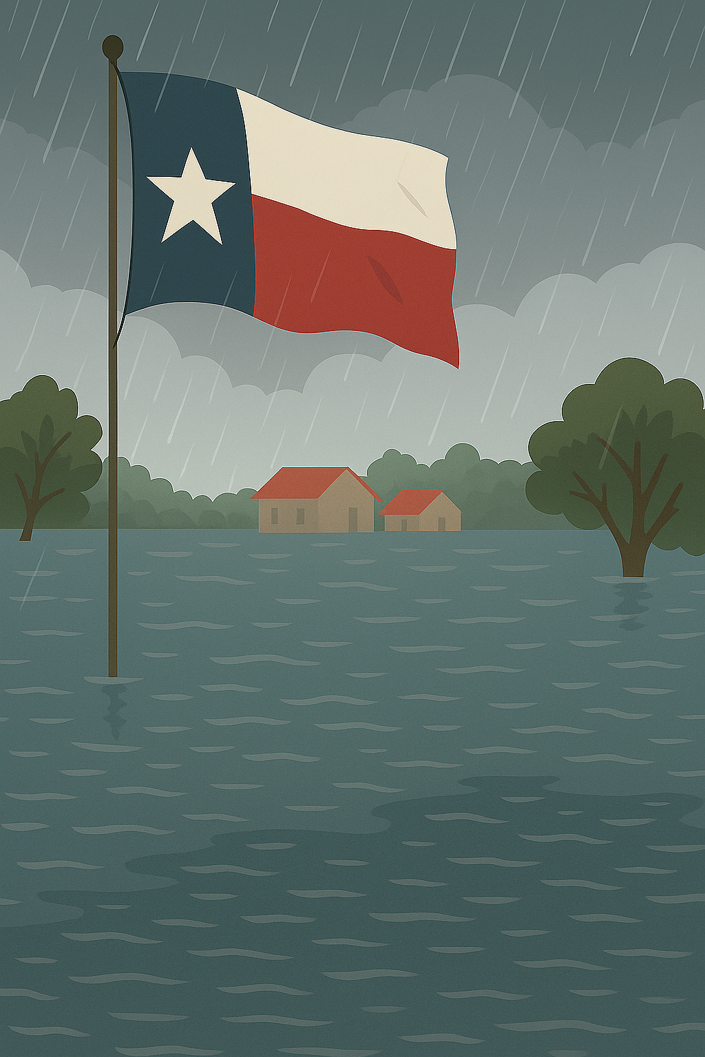 Flooded