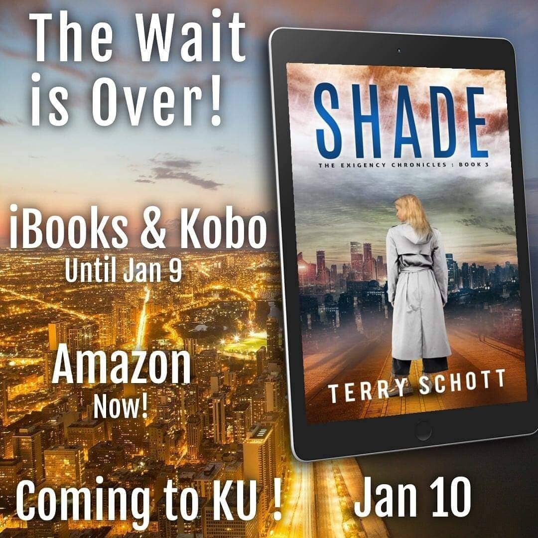 Happy New Year everyone! 

Let's start off with something fun, shall we?

The third and final book of the Exigency Chronicles is now live. 

Please head to your appropriate retailer to grab a copy. 

Attention iBooks and Kobo readers! This book will 
