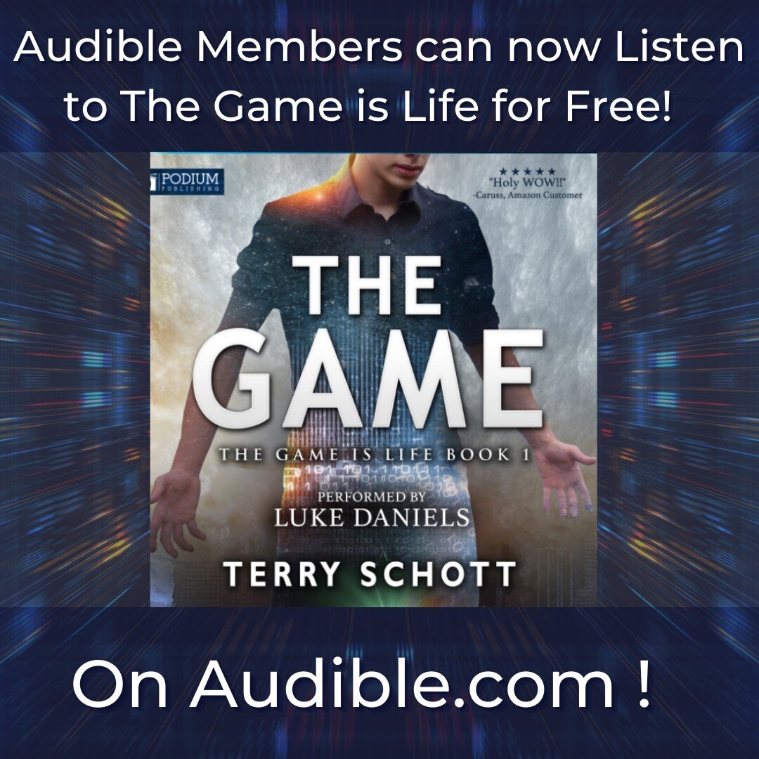 Great news for Audible Members! 
You can now download The Game is Life Audiobook Narrated by Award Winning Luke Daniels for FREE! 

If you haven't read/listened to the book yet, I'd suggest taking advantage of this offer while you can!  Luke Daniels 