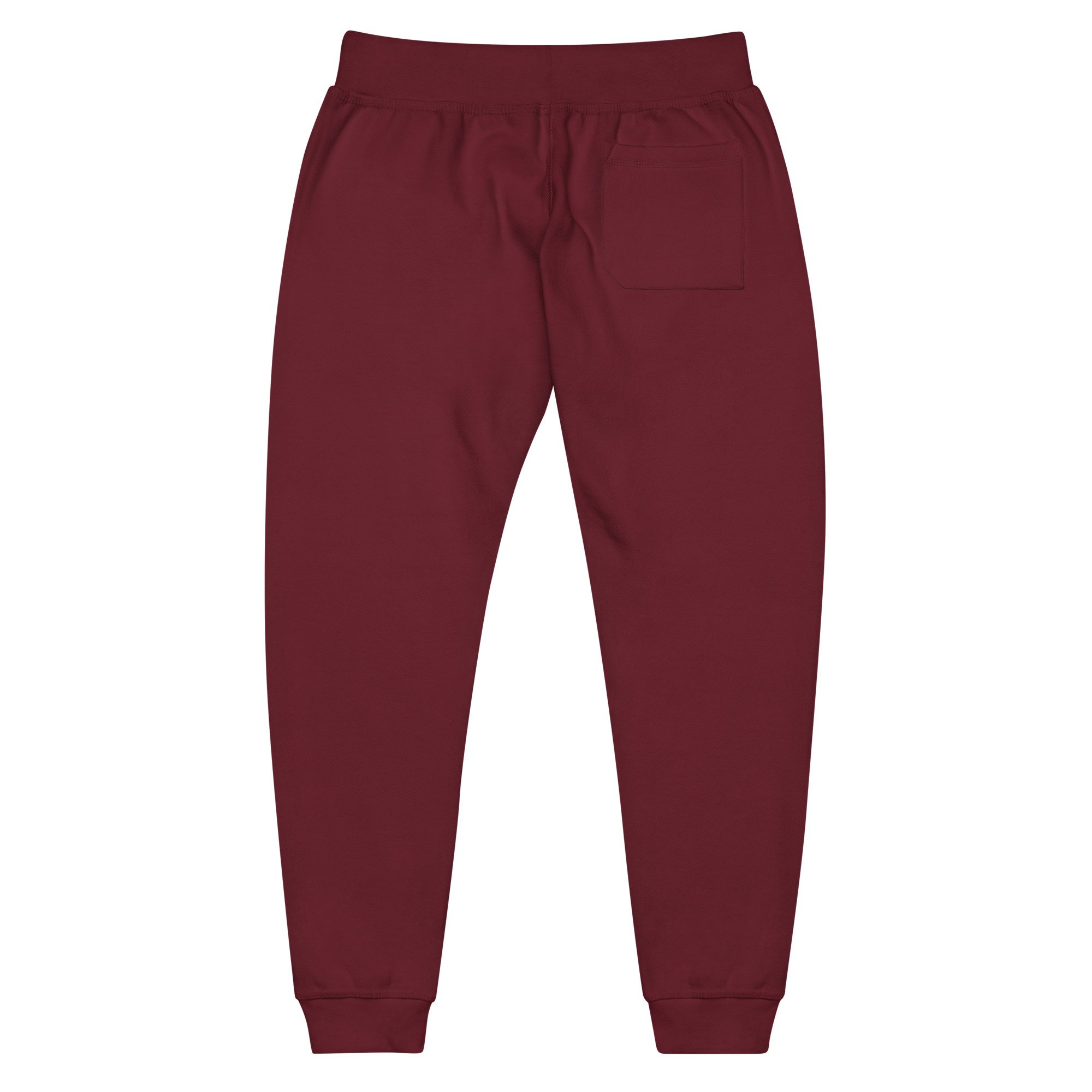 unisex-fleece-sweatpants-maroon-back-692d3d1b60ad5.jpg