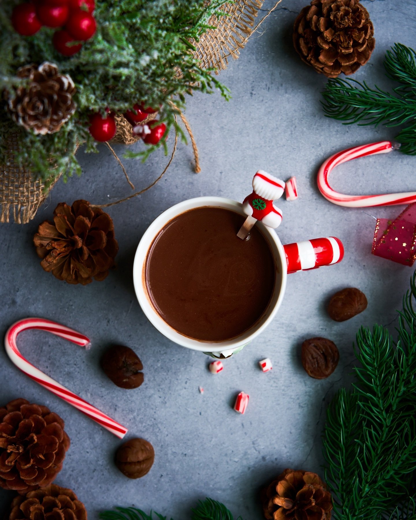 A cup of delicious hot choccie for this dreary, rainy weekend ☕️ 
.
.
#flatlayphotography #flatlaystyle #foodflatlay #drinkstagram #drinksporn #christmasseason2023 #holidayseason2023 #beveragephotographer #foodstylist #foodphotographer #chennaifoodbl