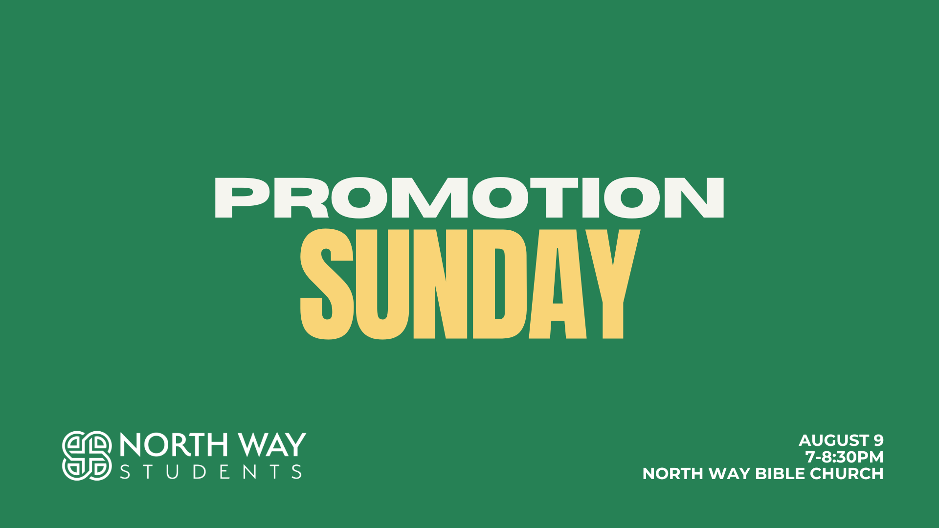 Promotion Sunday