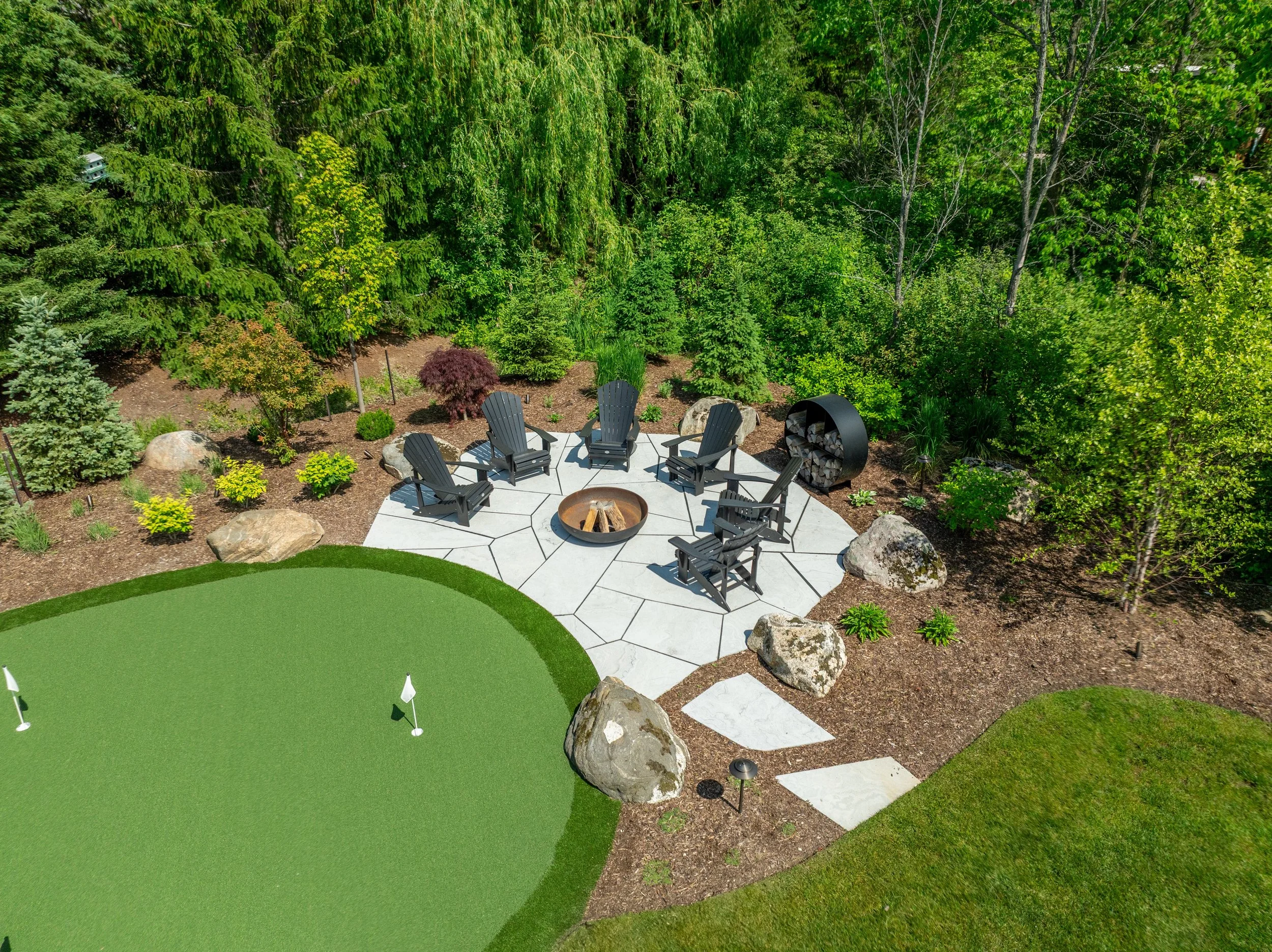 Hemlock Project | Landscaping and Golf Simulator