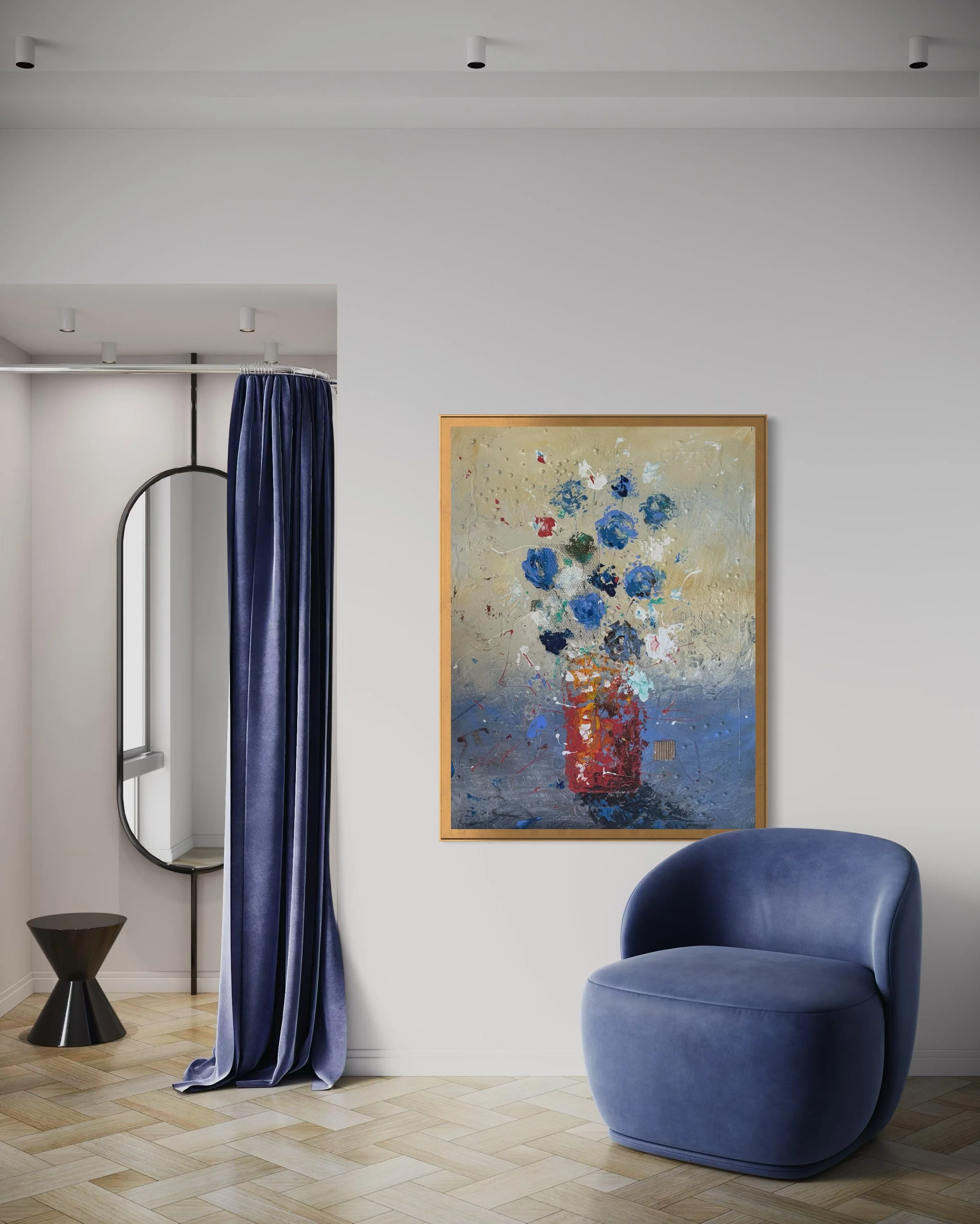 HARMONY IN BLUE AND RED interior 2.JPG