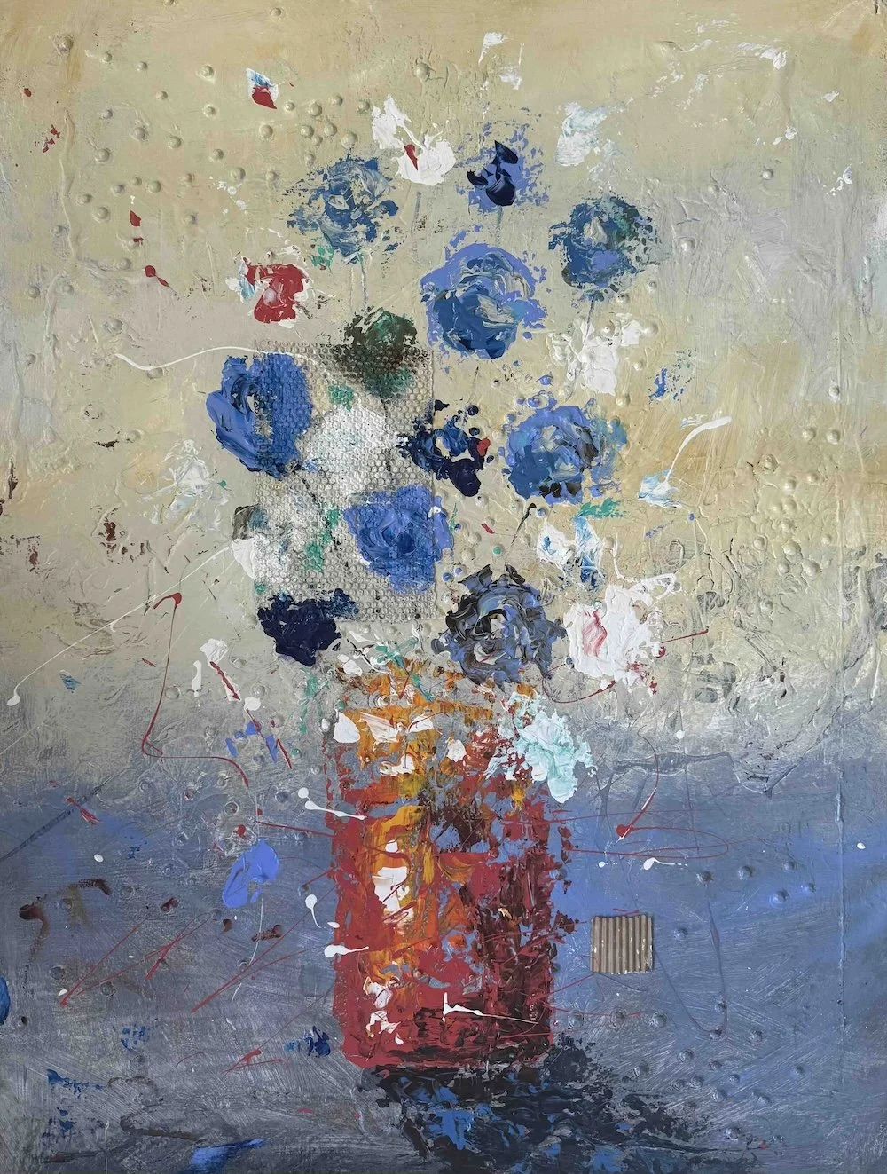 Harmony in Blue and Red