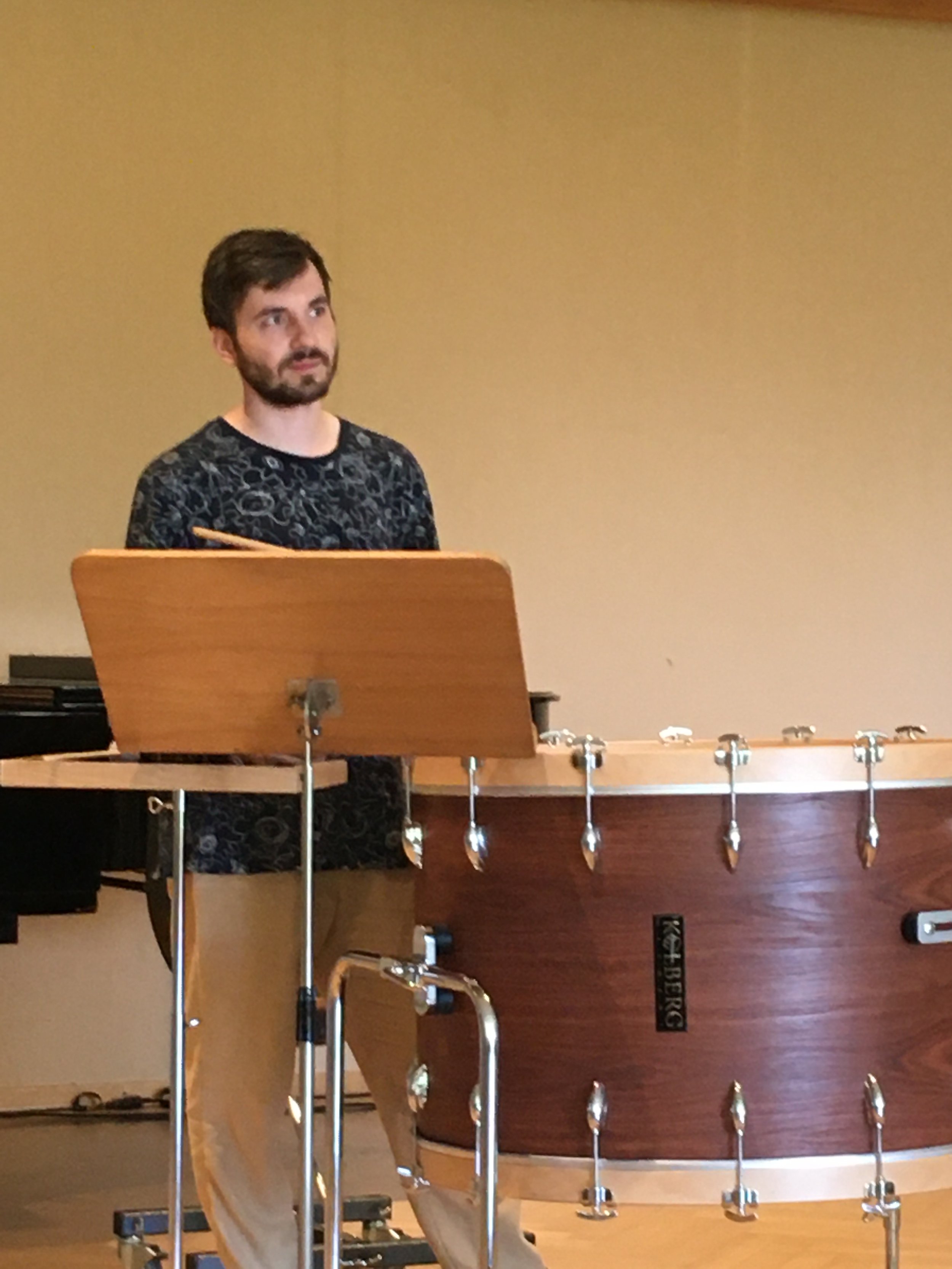 playing in a masterclass at soundSCAPE, Hindemith Center, Switzerland, 2024