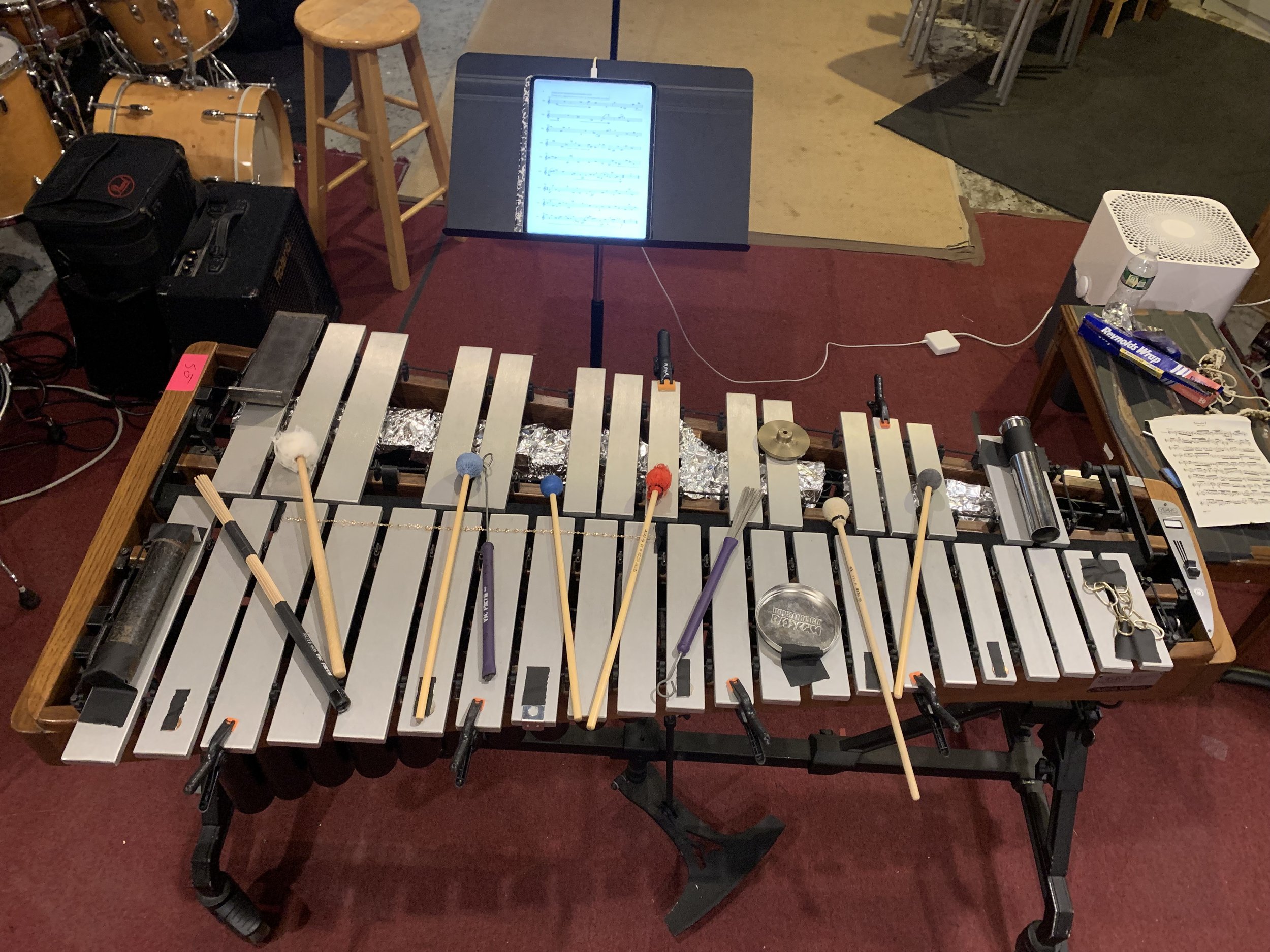 workshopping "Red Green Intestines of Ember" by Erich Barganier, Brooklyn, 2023