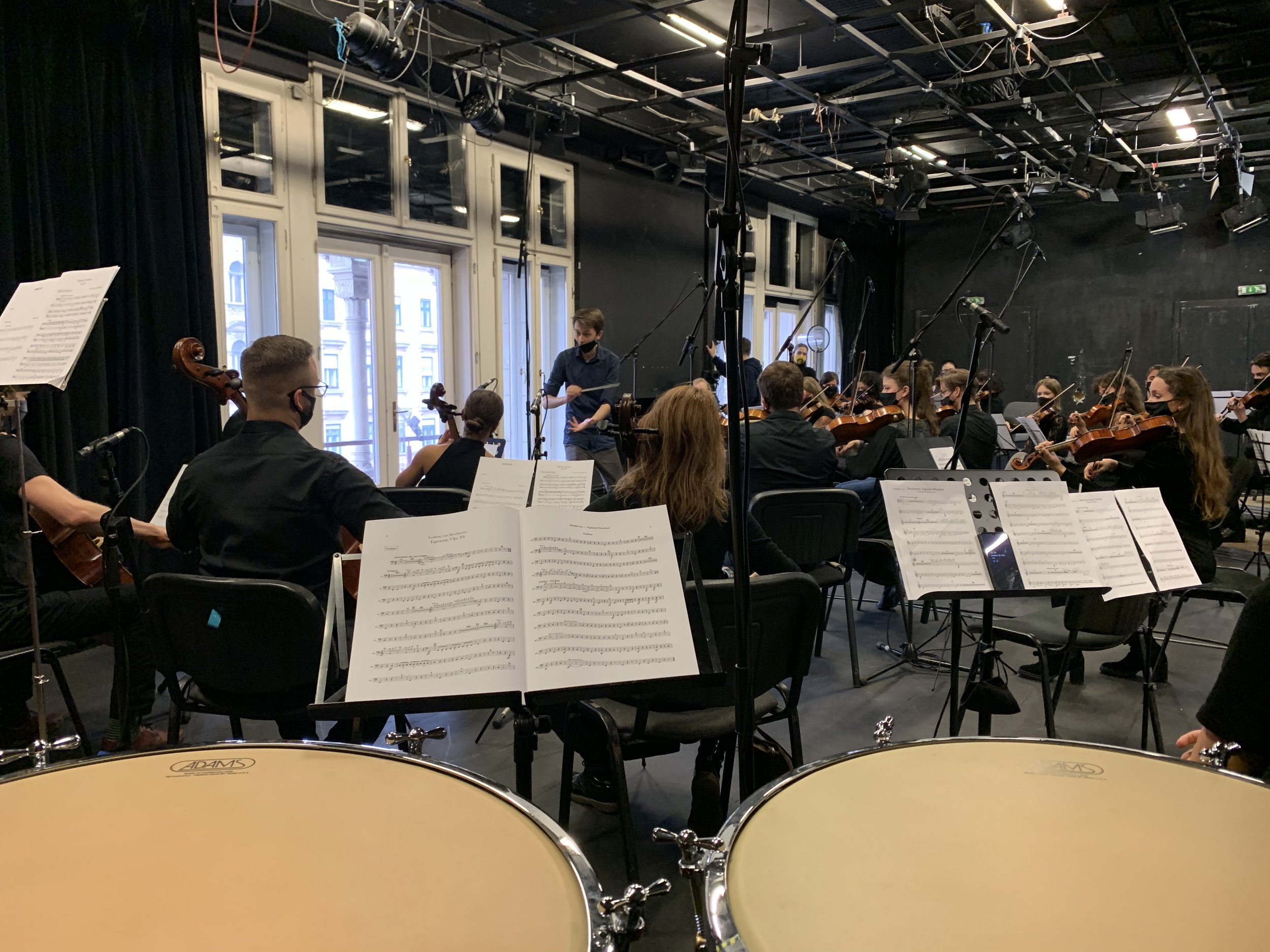 "Egmont Overture" by Beethoven, in solidarity with the students and faculty of SzFE, Budapest, 2020