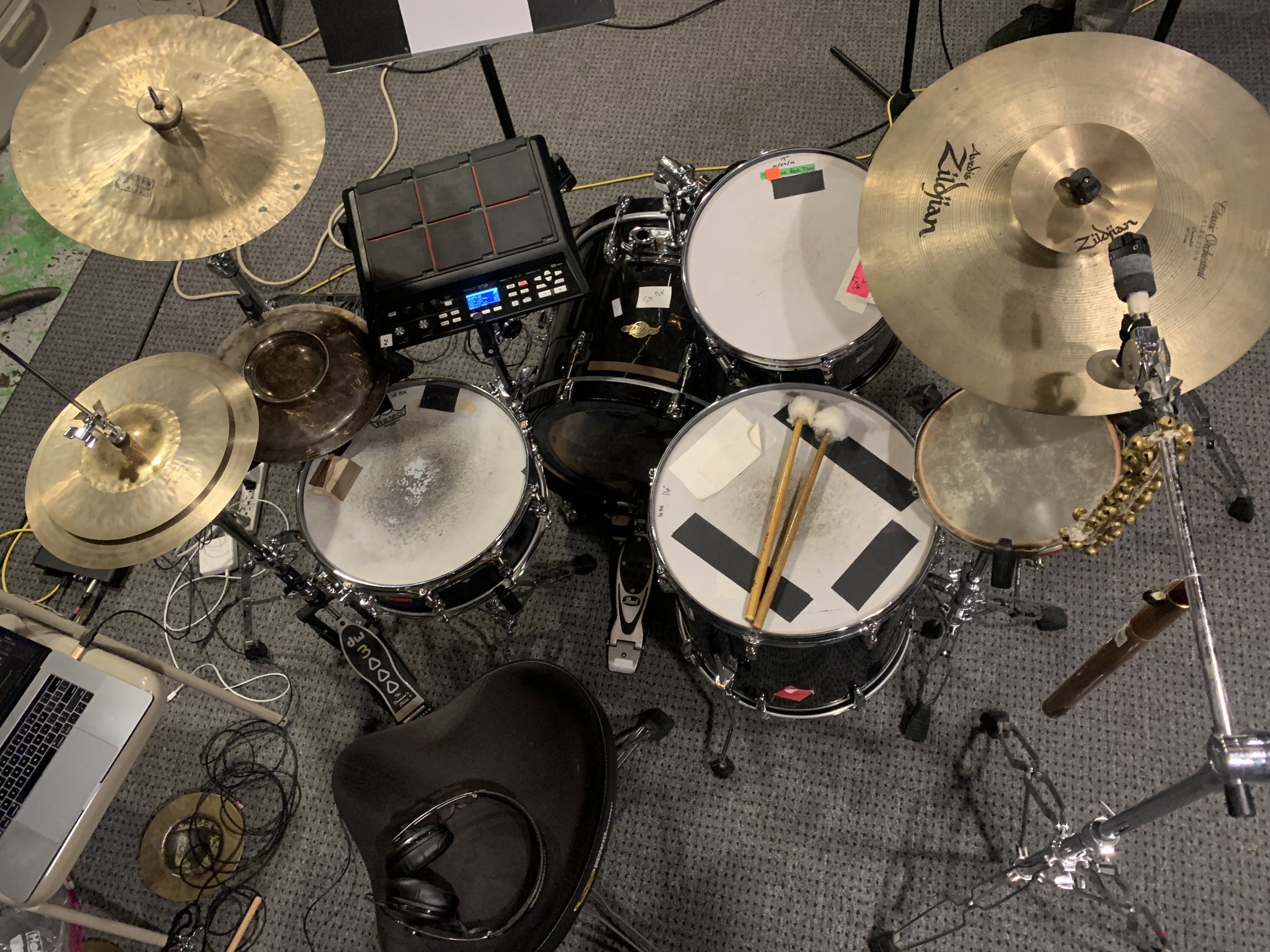 having fun at Sō Percussion Studio, Brooklyn, 2024