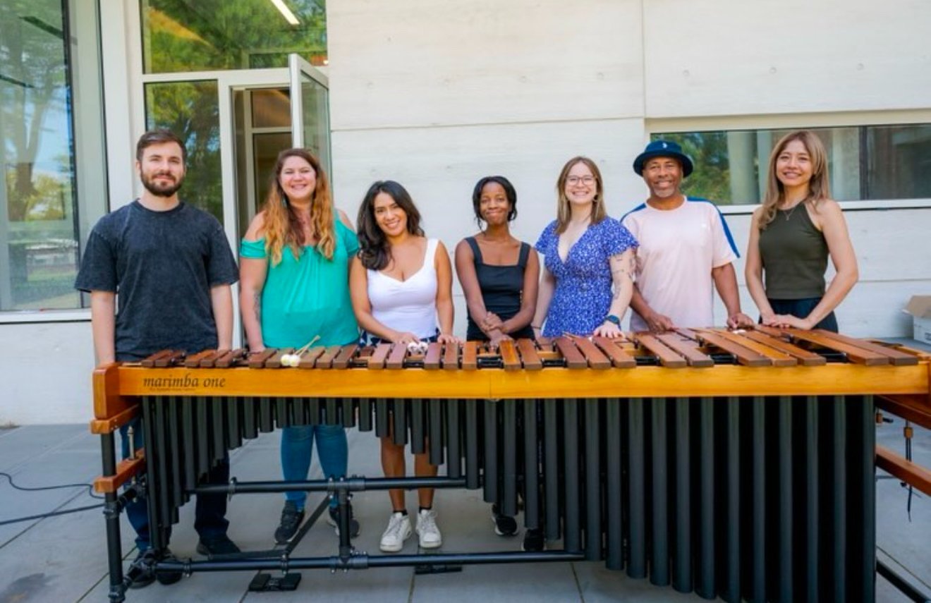 with Excelsis Percussion Group, Snug Harbor Cultural Center, NYC, 2024